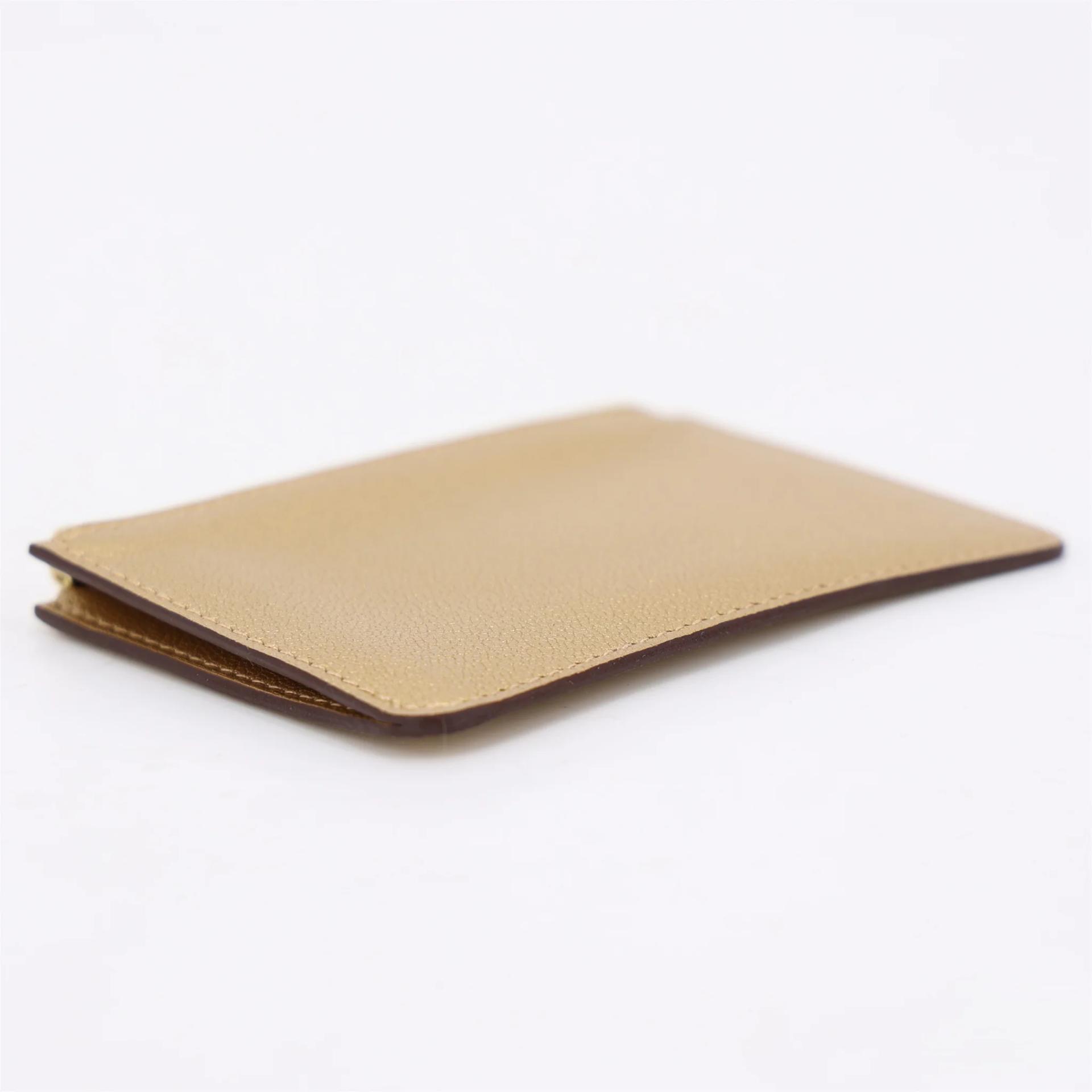 Unused ( Rank NS ) HERMÈS Constance Slim Wallet Dore (Y9) Chamkilight Gold hardware K (2025) - 18