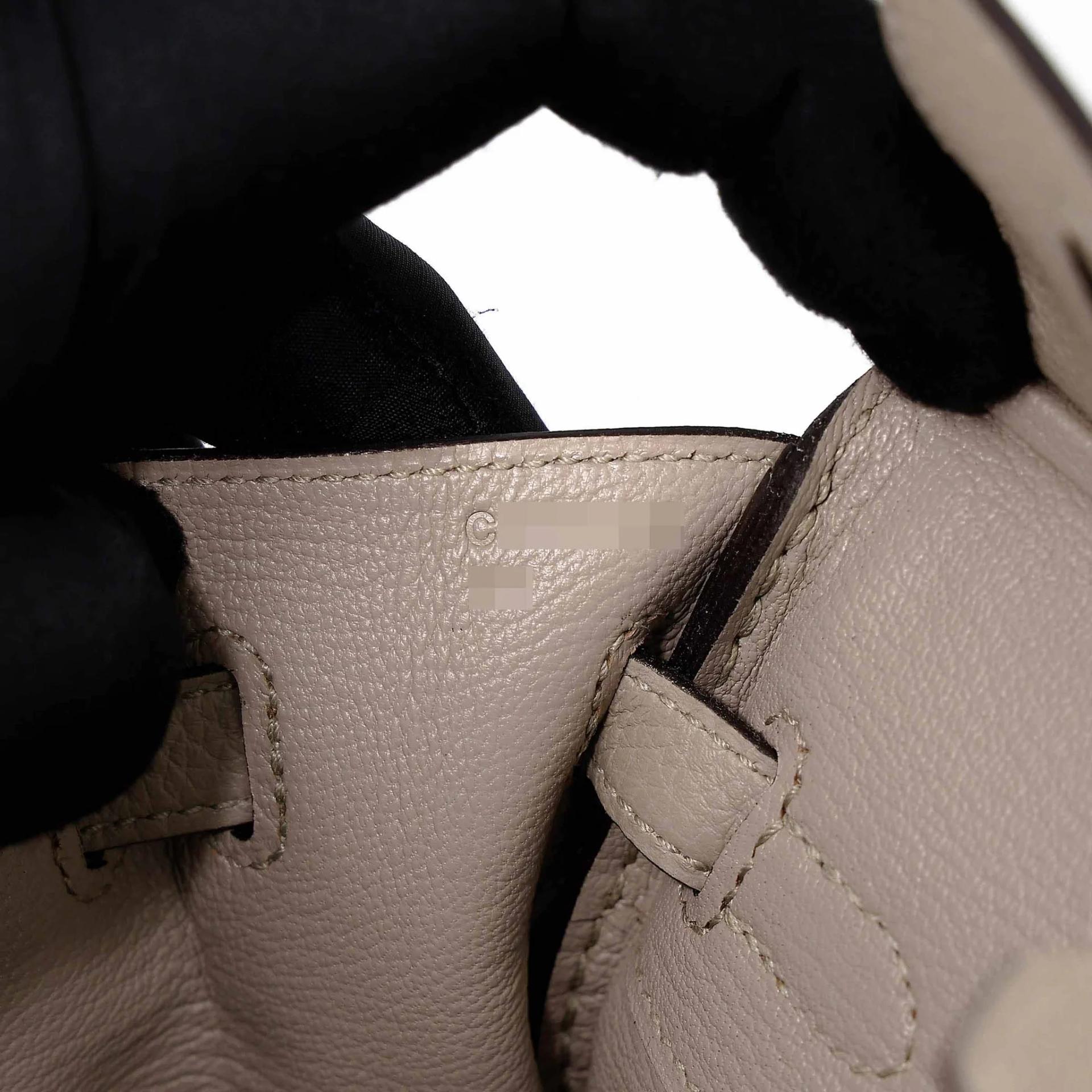 A美品 HERMÈS 愛馬仕 Birkin 25 81 斑鳩灰 Gris Tourterelle Togo小牛皮 玫瑰金扣 C刻 2018年 - 18