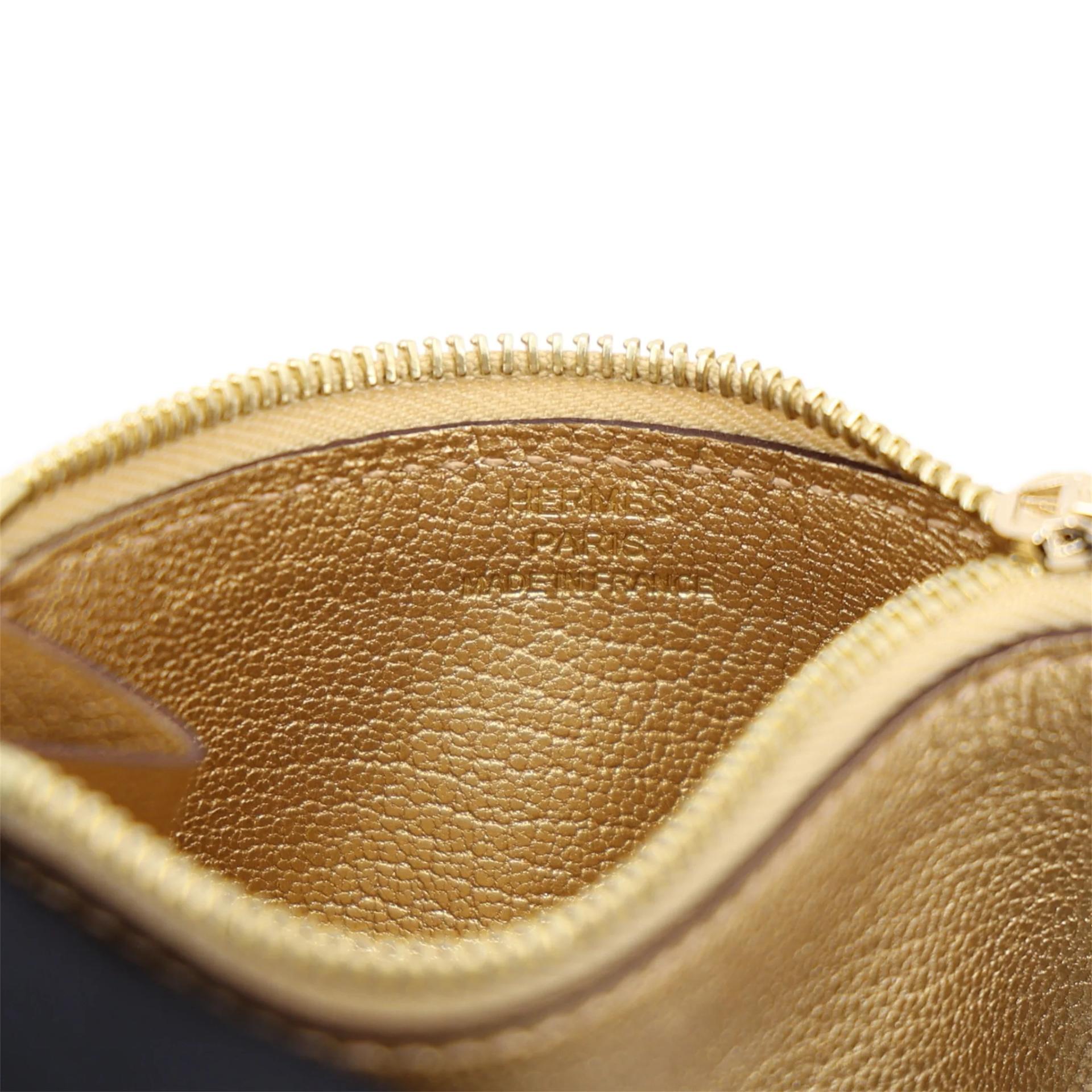Unused ( Rank NS ) HERMÈS Constance Slim Wallet Dore (Y9) Chamkilight Gold hardware K (2025) - 21