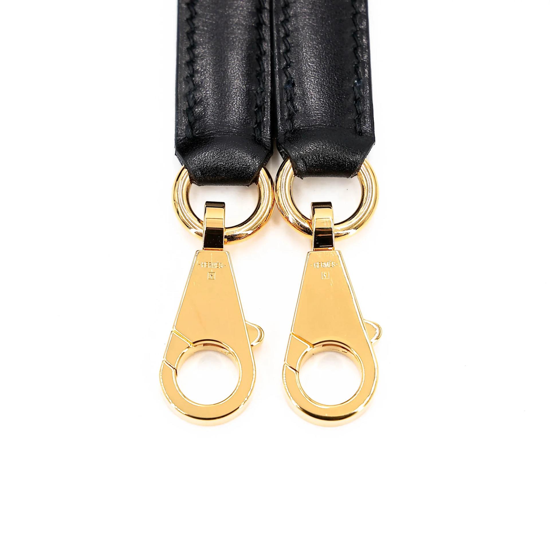 SA超美品 HERMÈS 愛馬仕 Kelly 28 外縫 89 黑色 Noir (Black) Box牛皮 金扣 Z刻 2021年 - 25