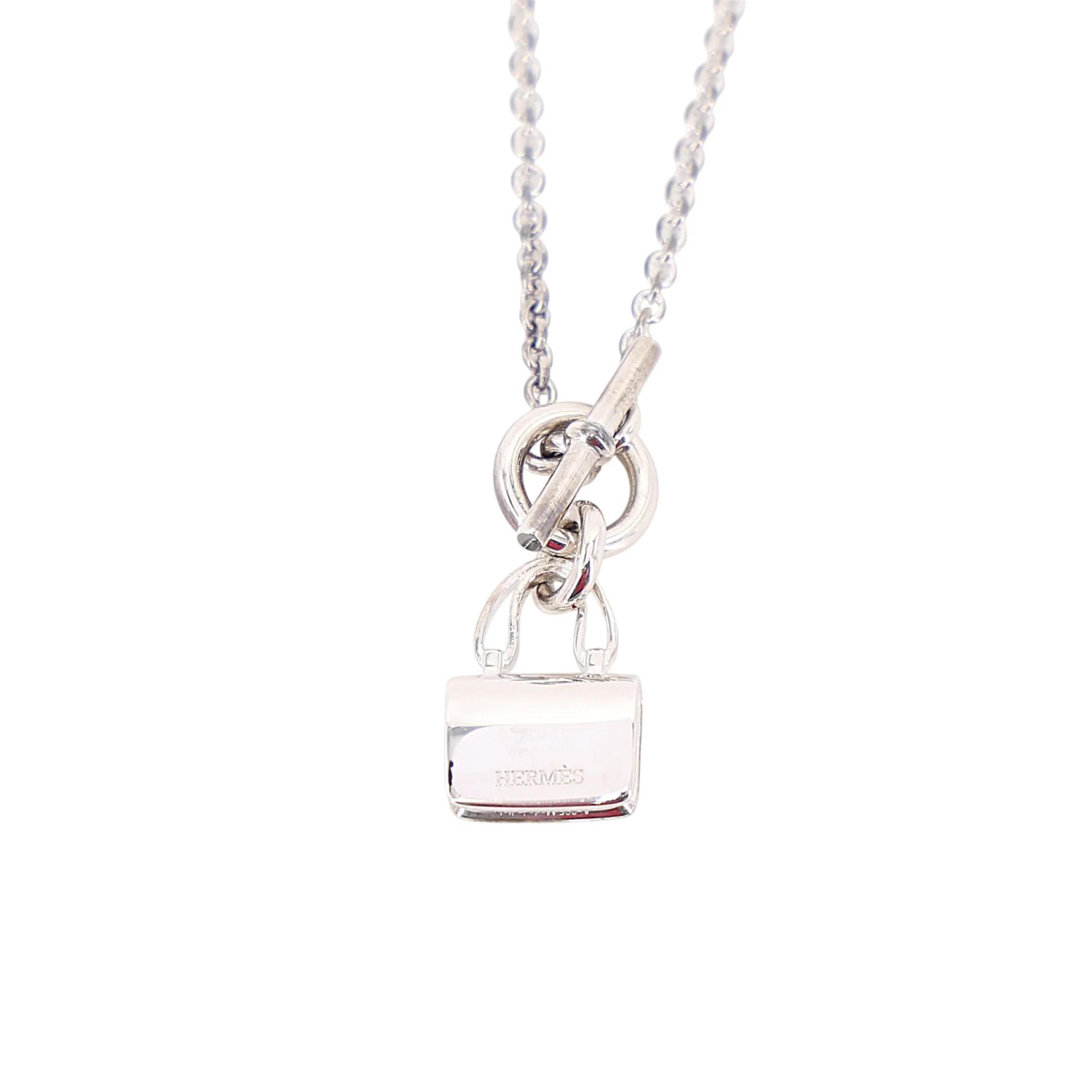 Unused ( Rank NS ) HERMÈS Amulettes Constance pendant Silver Silver 925 - 4