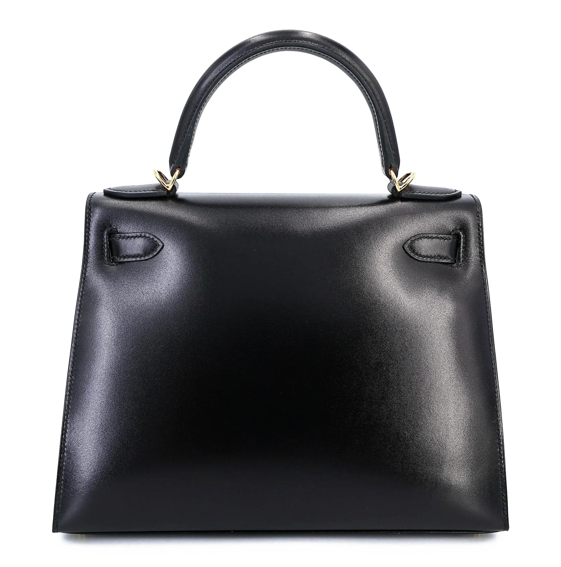 Kelly 28 外縫 89 黑色 Noir (Black)
