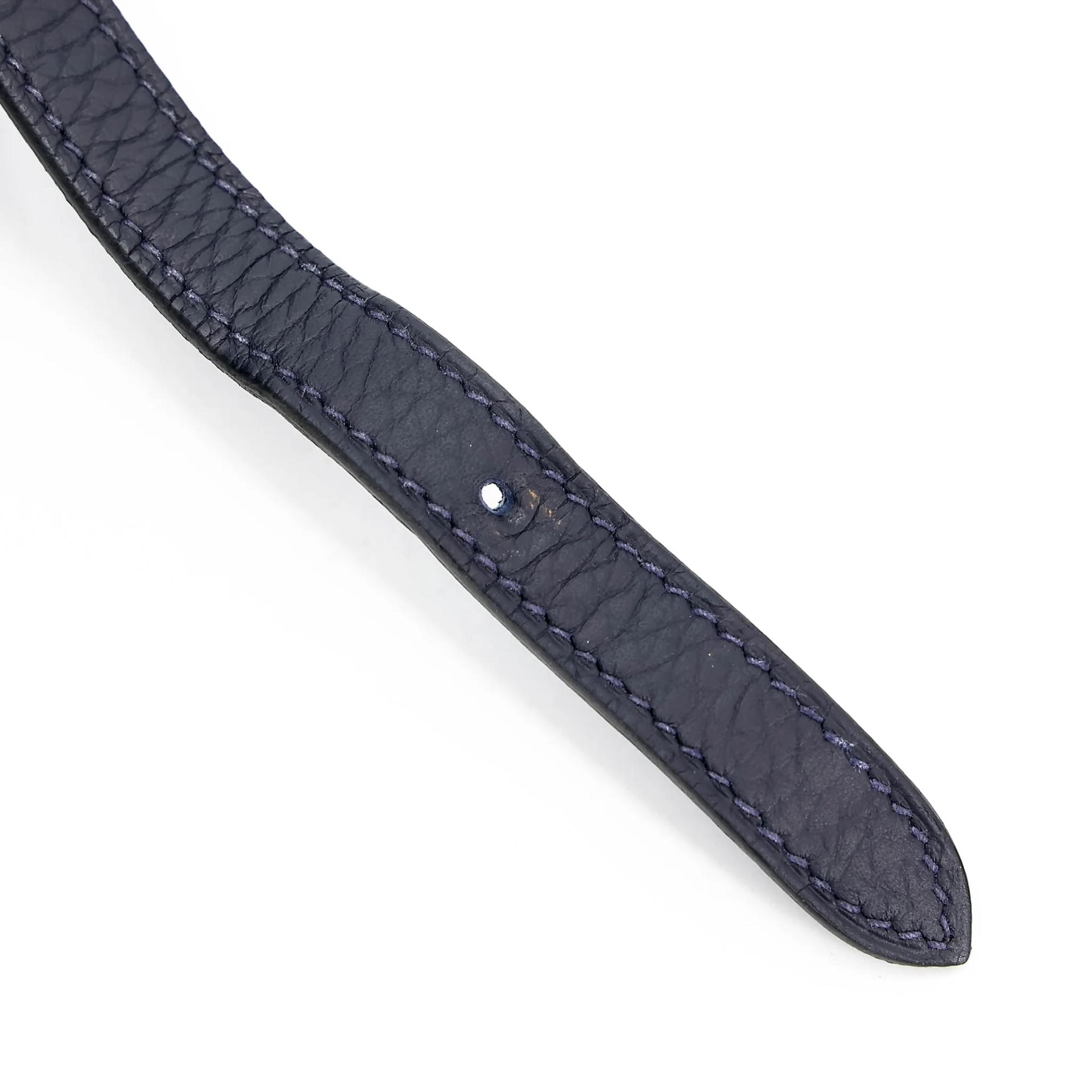 Excellent ( Rank SA ) HERMÈS Halzan 25 Verso Bleu Nuit (2Z) Bleu Electrique (7T) Clemence Gold hardware Z (2021) - 26