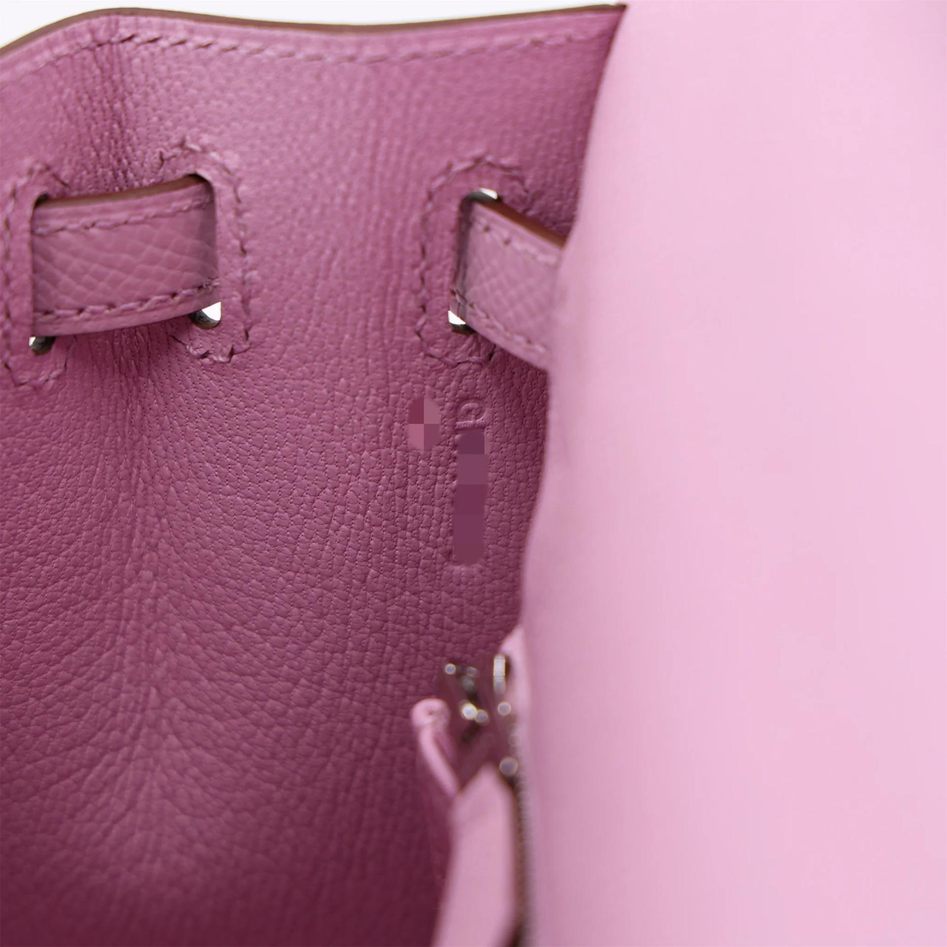 全新 HERMÈS 爱马仕 Kelly 25 X9 锦葵紫 Mauve Sylvestre Epsom牛皮 银扣 G刻 2026年 - 16