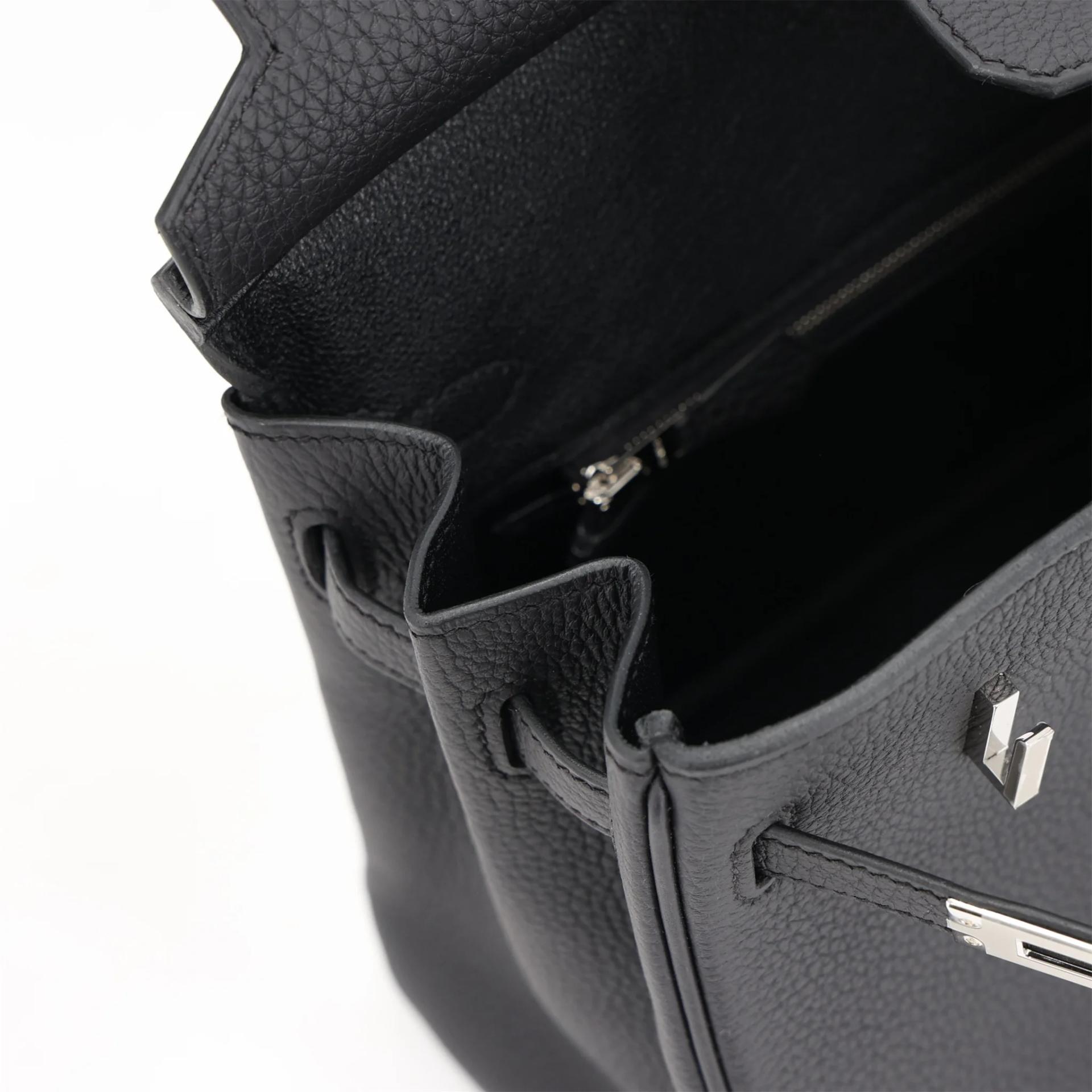 全新 HERMÈS 愛馬仕 Birkin 25 89 黑色 Noir (Black) Togo小牛皮 銀扣 G刻 2026年 - 12