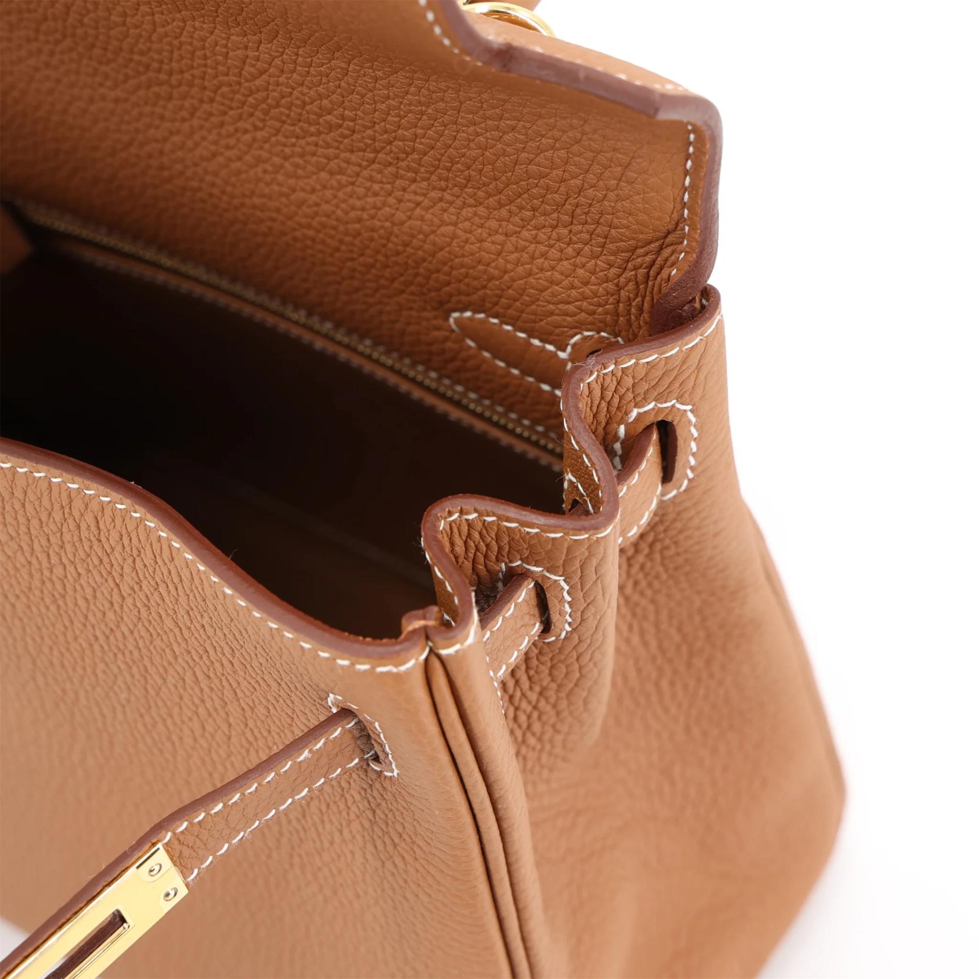 全新 HERMÈS 愛馬仕 Kelly 25 37 金棕色 Gold Togo小牛皮 金扣 G刻 2026年 - 13