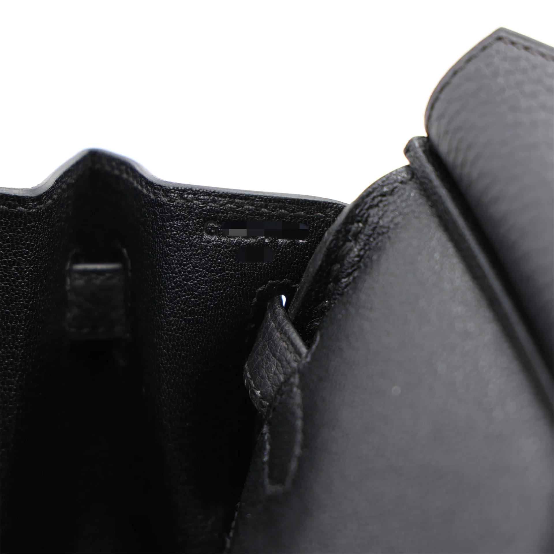 全新 HERMÈS 愛馬仕 Birkin 25 89 黑色 Noir (Black) Togo小牛皮 銀扣 G刻 2026年 - 16