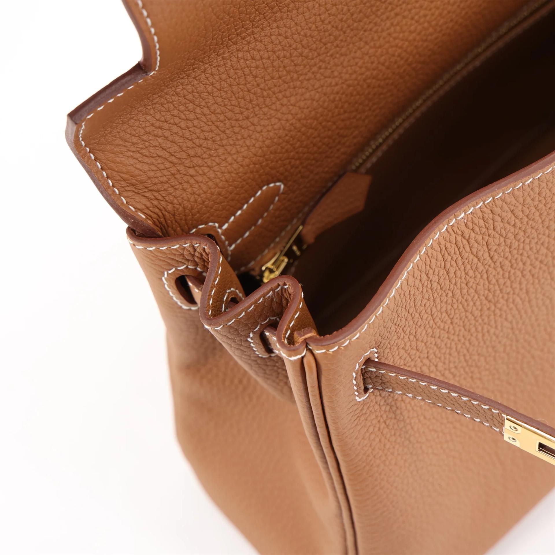 全新 HERMÈS 愛馬仕 Kelly 25 37 金棕色 Gold Togo小牛皮 金扣 G刻 2026年 - 12