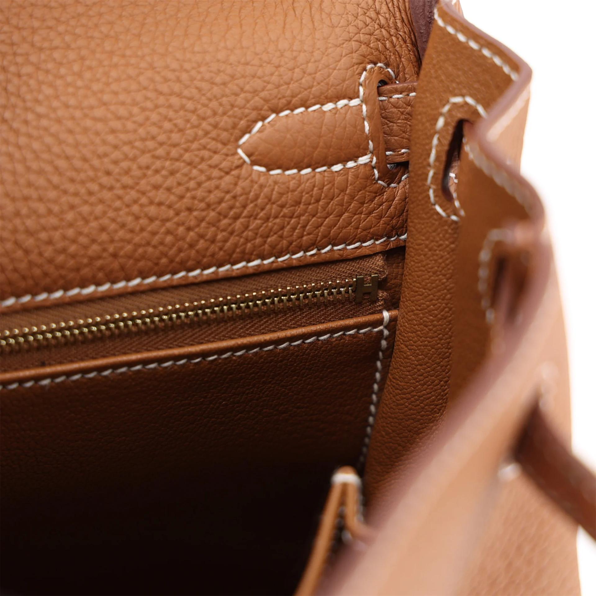 全新 HERMÈS 愛馬仕 Kelly 25 37 金棕色 Gold Togo小牛皮 金扣 G刻 2026年 - 15