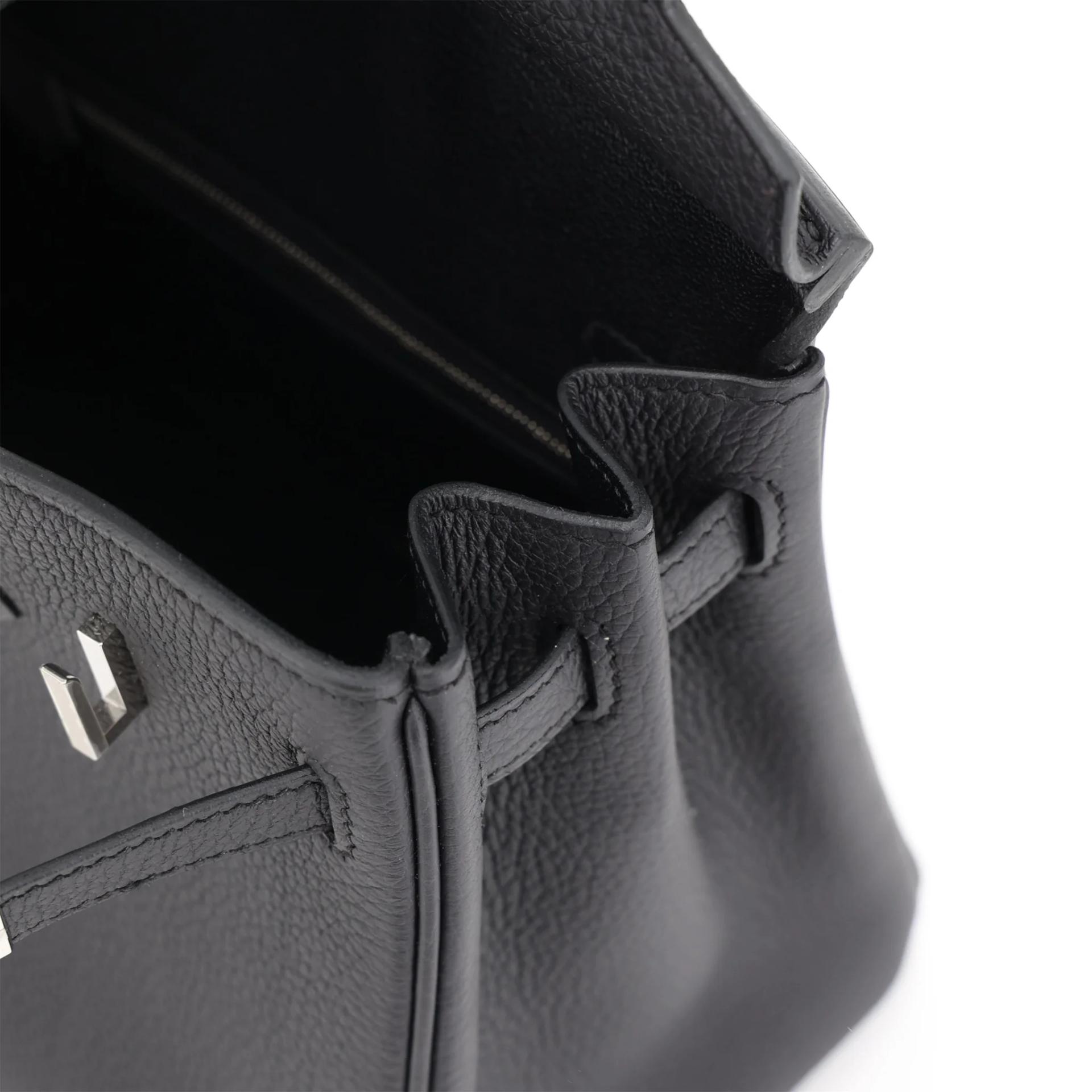 全新 HERMÈS 愛馬仕 Birkin 25 89 黑色 Noir (Black) Togo小牛皮 銀扣 G刻 2026年 - 13