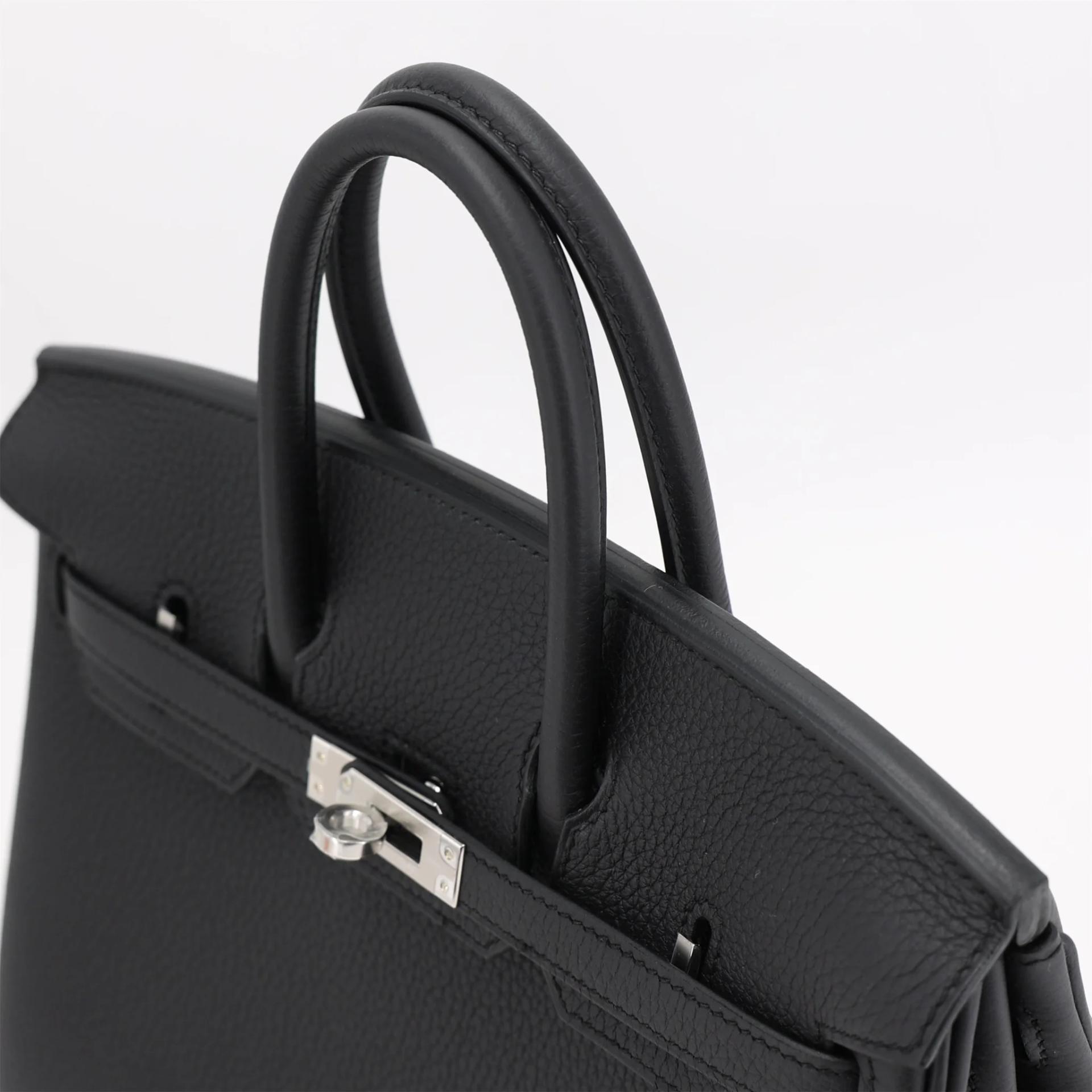 全新 HERMÈS 愛馬仕 Birkin 25 89 黑色 Noir (Black) Togo小牛皮 銀扣 G刻 2026年 - 3