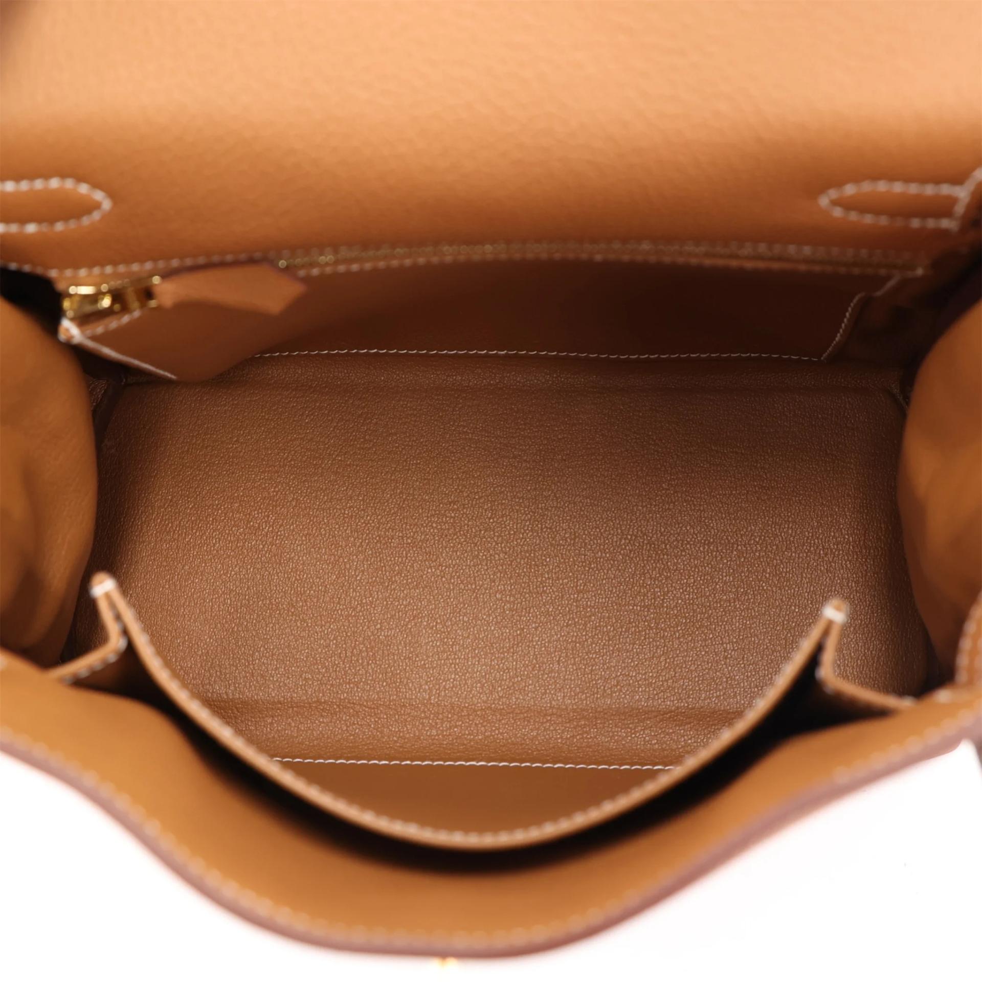 全新 HERMÈS 愛馬仕 Kelly 25 37 金棕色 Gold Togo小牛皮 金扣 G刻 2026年 - 11