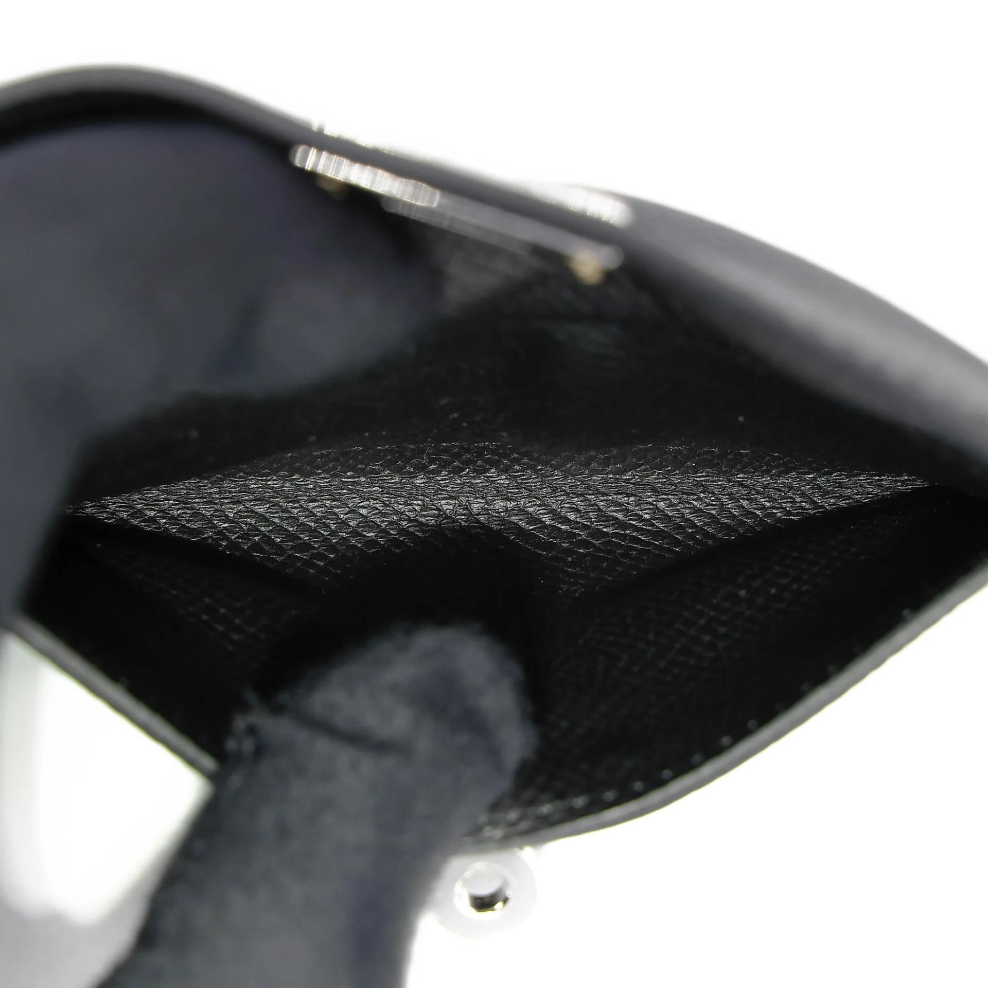 Unused ( Rank NS ) HERMÈS Kelly Pocket Bag Strap Noir (89) Epsom Swift Palladium hardware B (2023) - 8