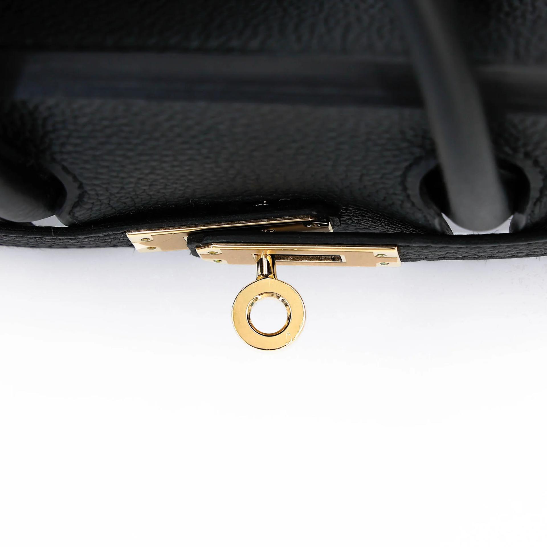 Unused ( Rank NS ) HERMÈS Birkin 25 Noir (89) Togo Permabrass hardware K (2025) - 9