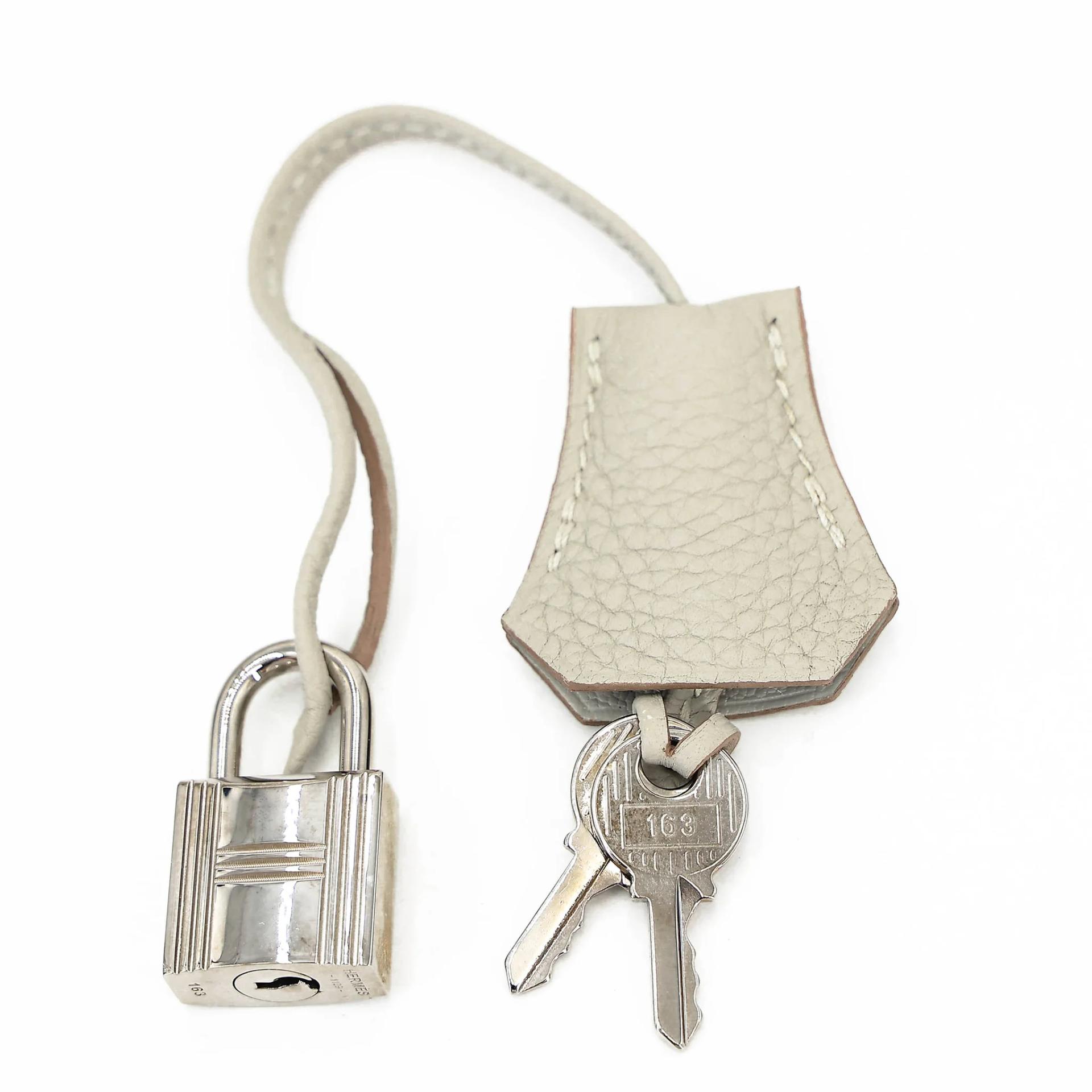 Excellent ( Rank SA ) HERMÈS Birkin 25 Gris Perle (80) Togo Palladium hardware Y (2020) - 18