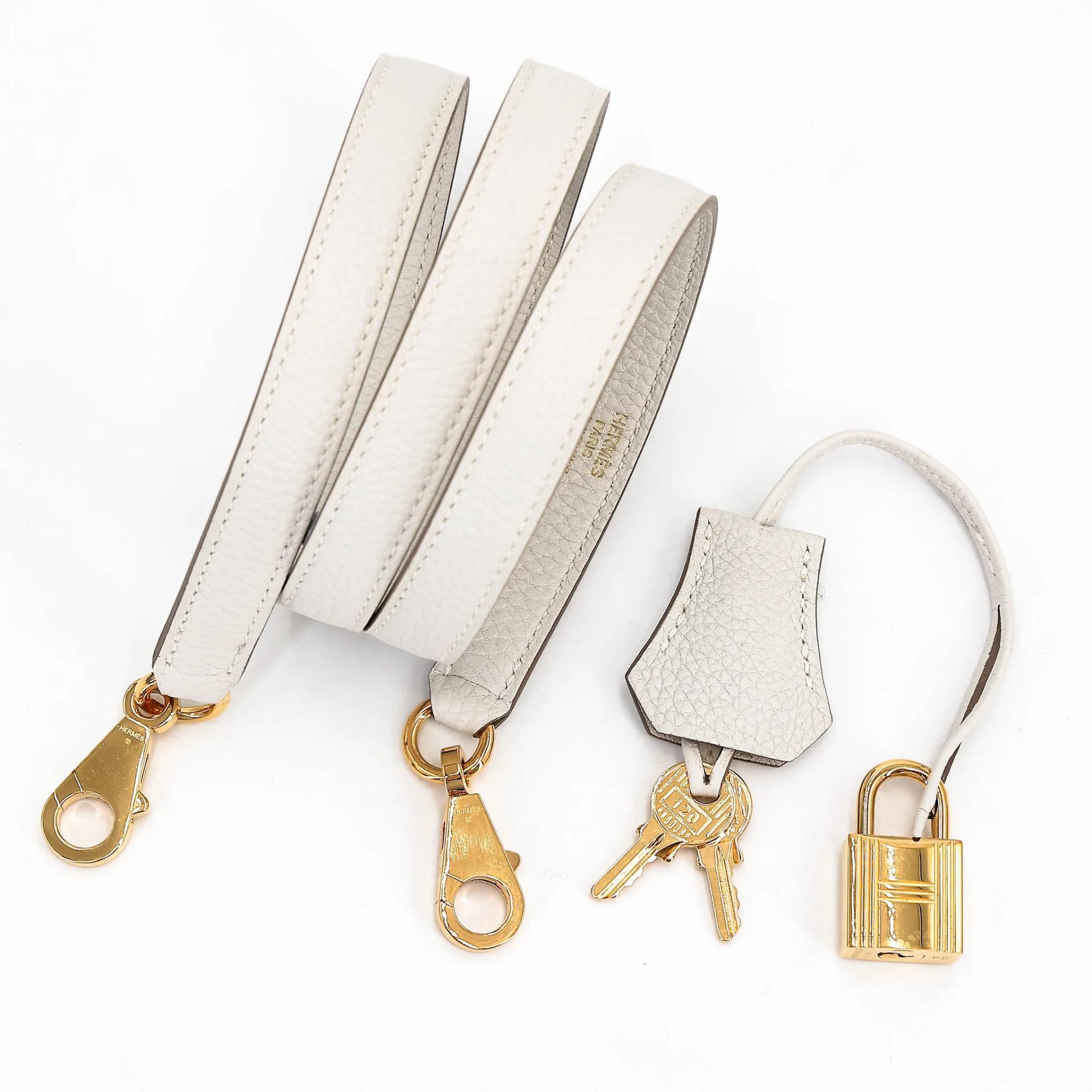 Very Good ( Rank A) HERMÈS Kelly 25 Mushroom (0T) Togo Gold hardware B (2023) - 22
