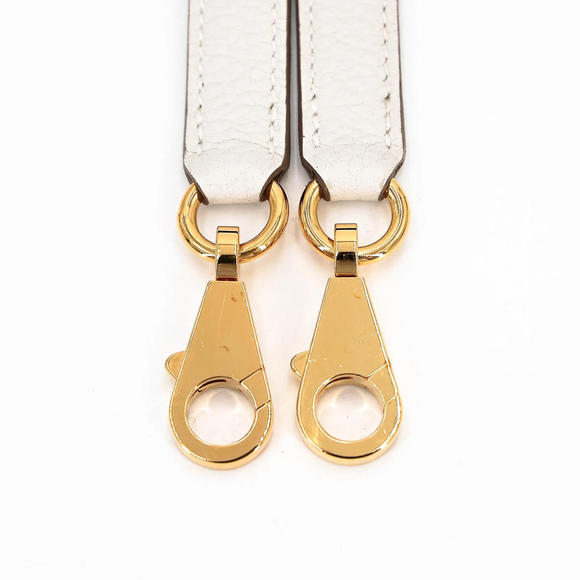 Very Good ( Rank A) HERMÈS Kelly 25 Mushroom (0T) Togo Gold hardware B (2023) - 24