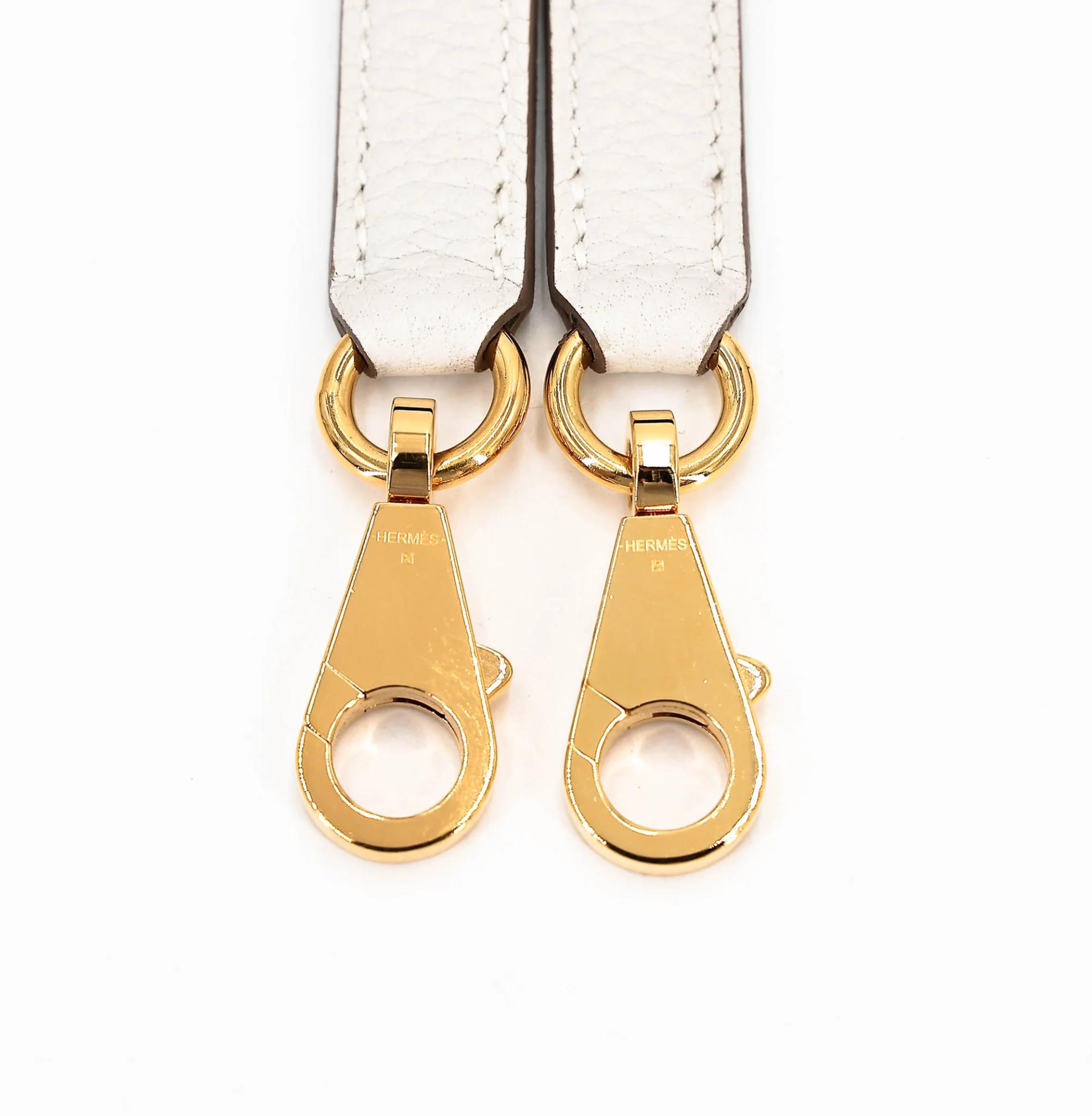 Very Good ( Rank A) HERMÈS Kelly 25 Mushroom (0T) Togo Gold hardware B (2023) - 23