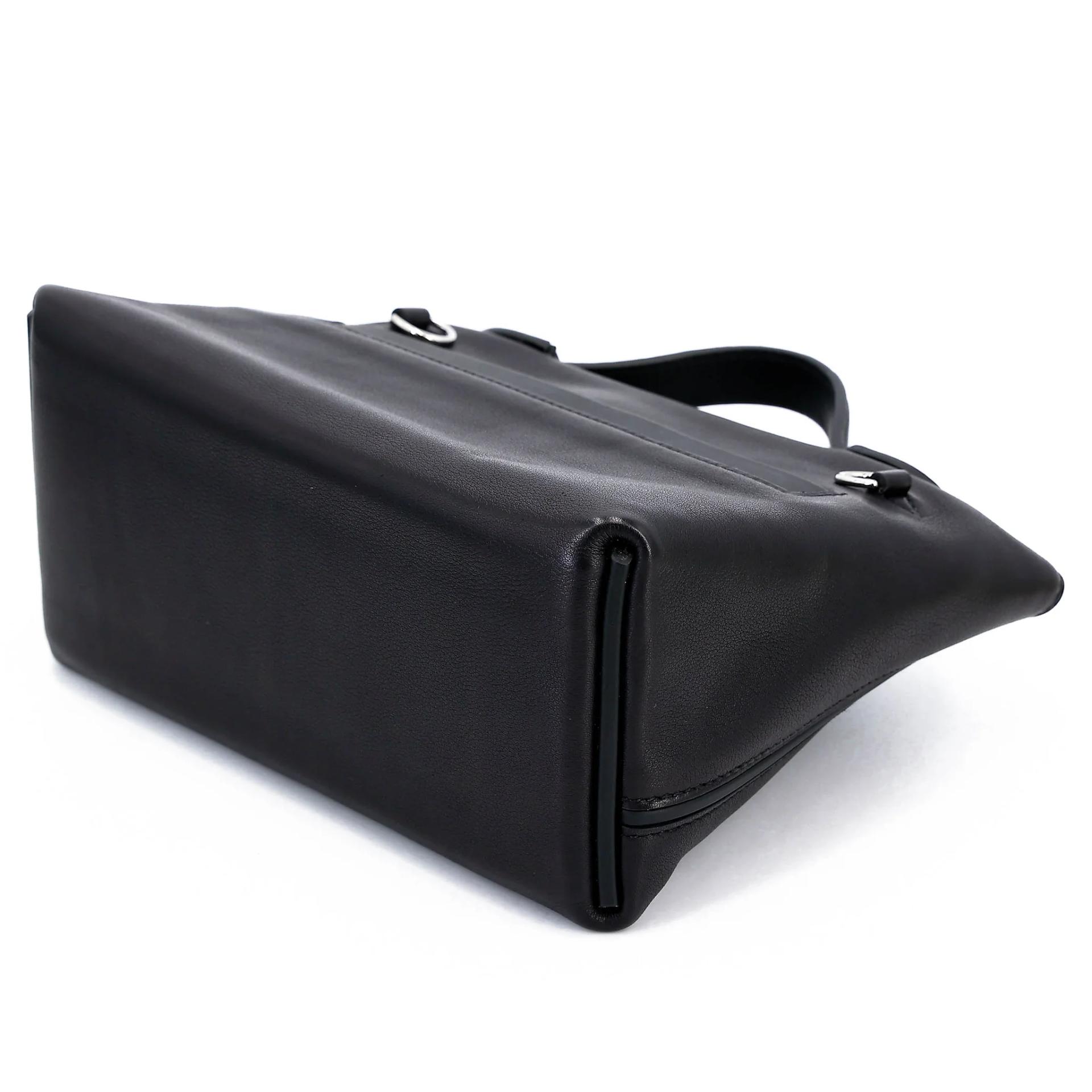 Excellent ( Rank SA ) HERMÈS 24/24 - 21 mini Noir (89) Swift Palladium hardware W (2024) - 6