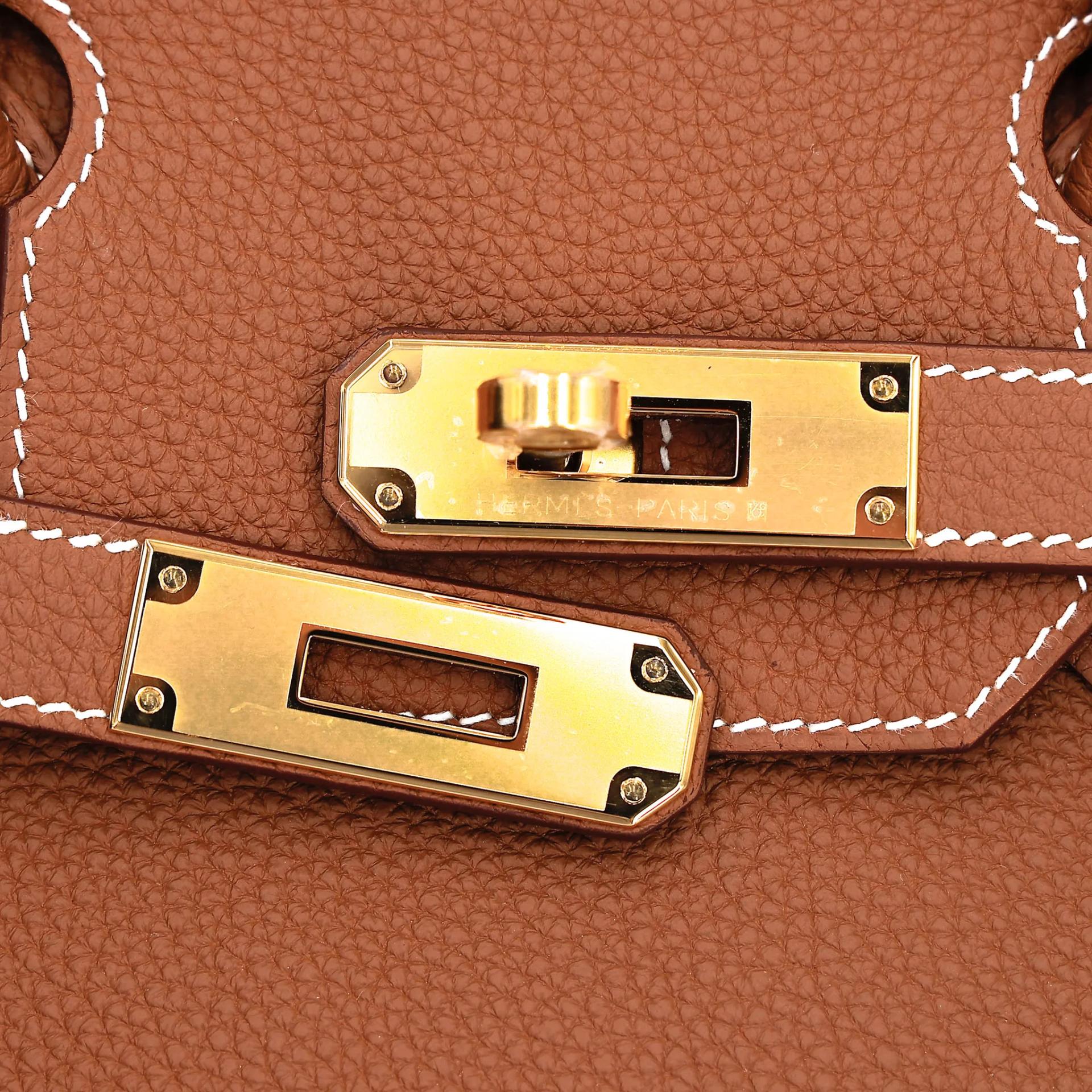 Brand New ( Rank N ) HERMÈS Birkin 30 Gold (37) Togo Gold hardware G (2026) - 8