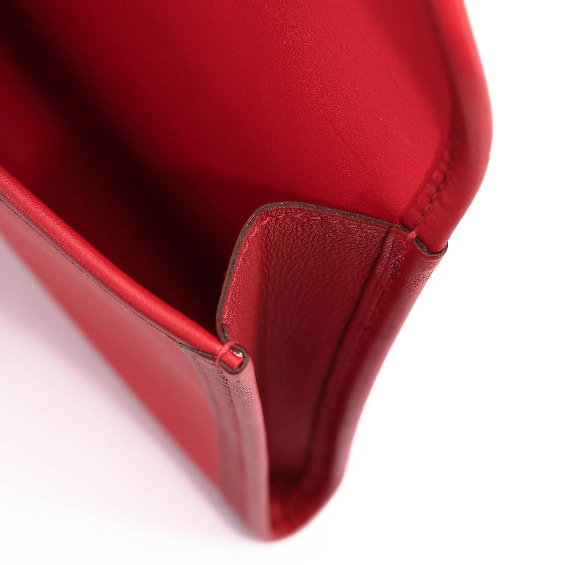 Unused ( Rank NS ) HERMÈS Jige 29 Verso Rouge de Coeur (S3) Rouge Casaque (Q5) Swift Y (2020) - 11