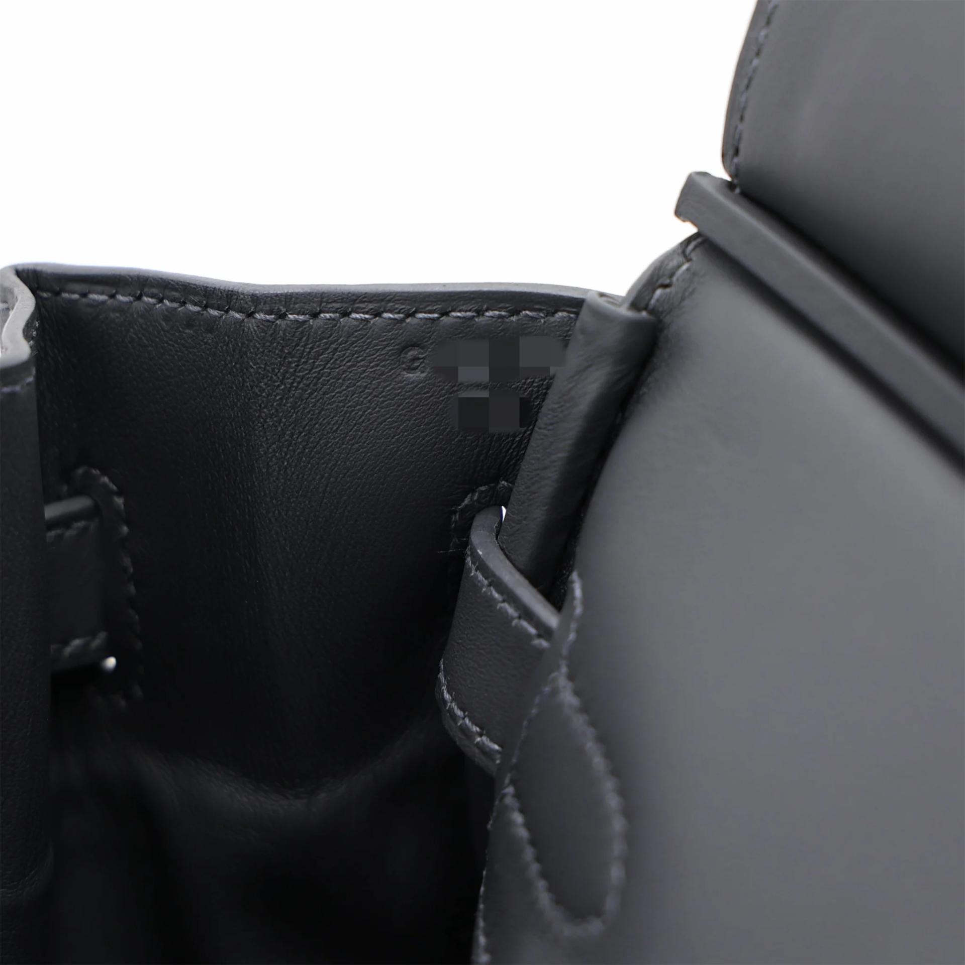 Brand New ( Rank N ) HERMÈS Birkin 30 Ardoise (85) Toile H canvas Swift Palladium hardware G (2026) - 17