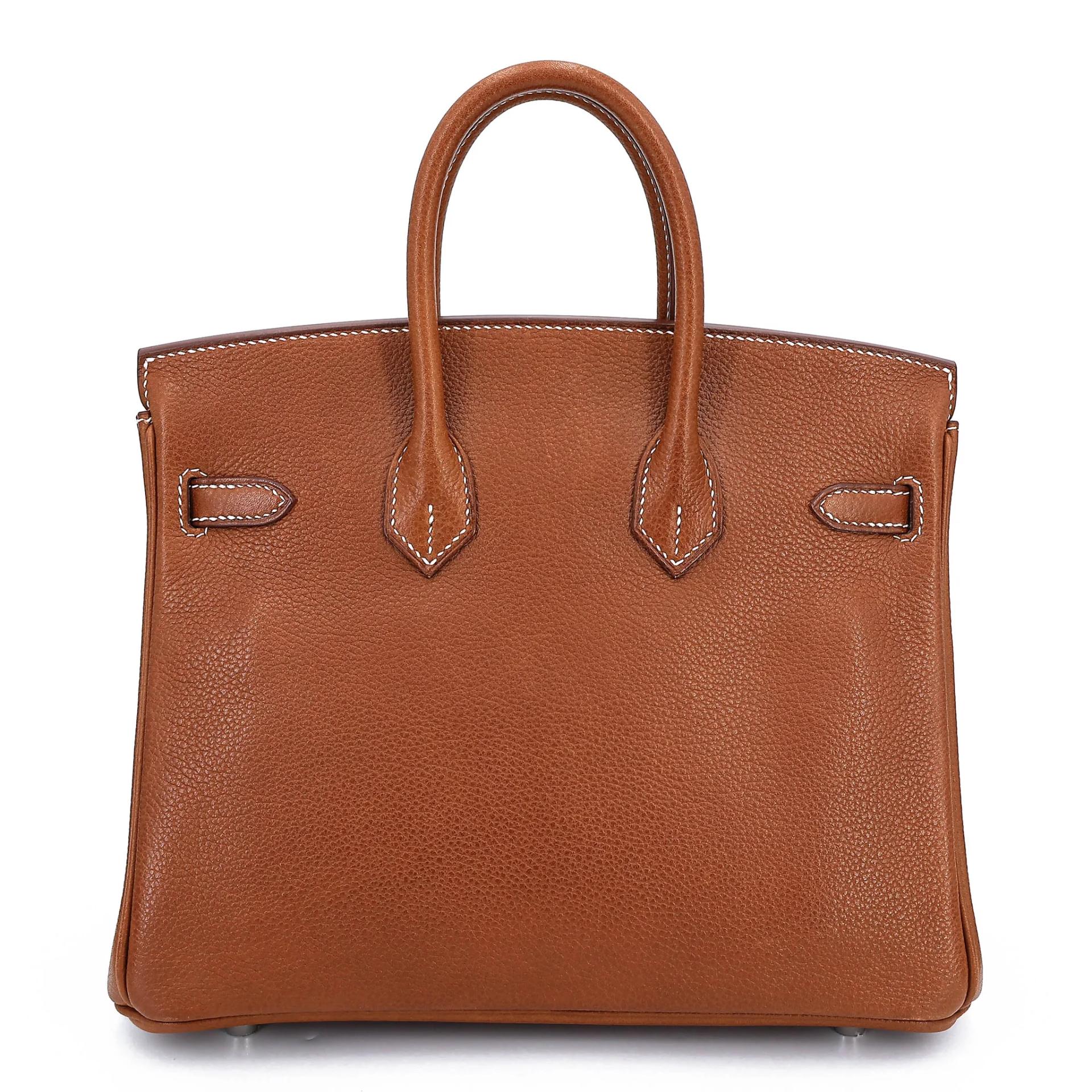 Excellent ( Rank SA ) HERMÈS Birkin 25 Fauve (34) Barenia Faubourg Palladium hardware K (2025) - 2