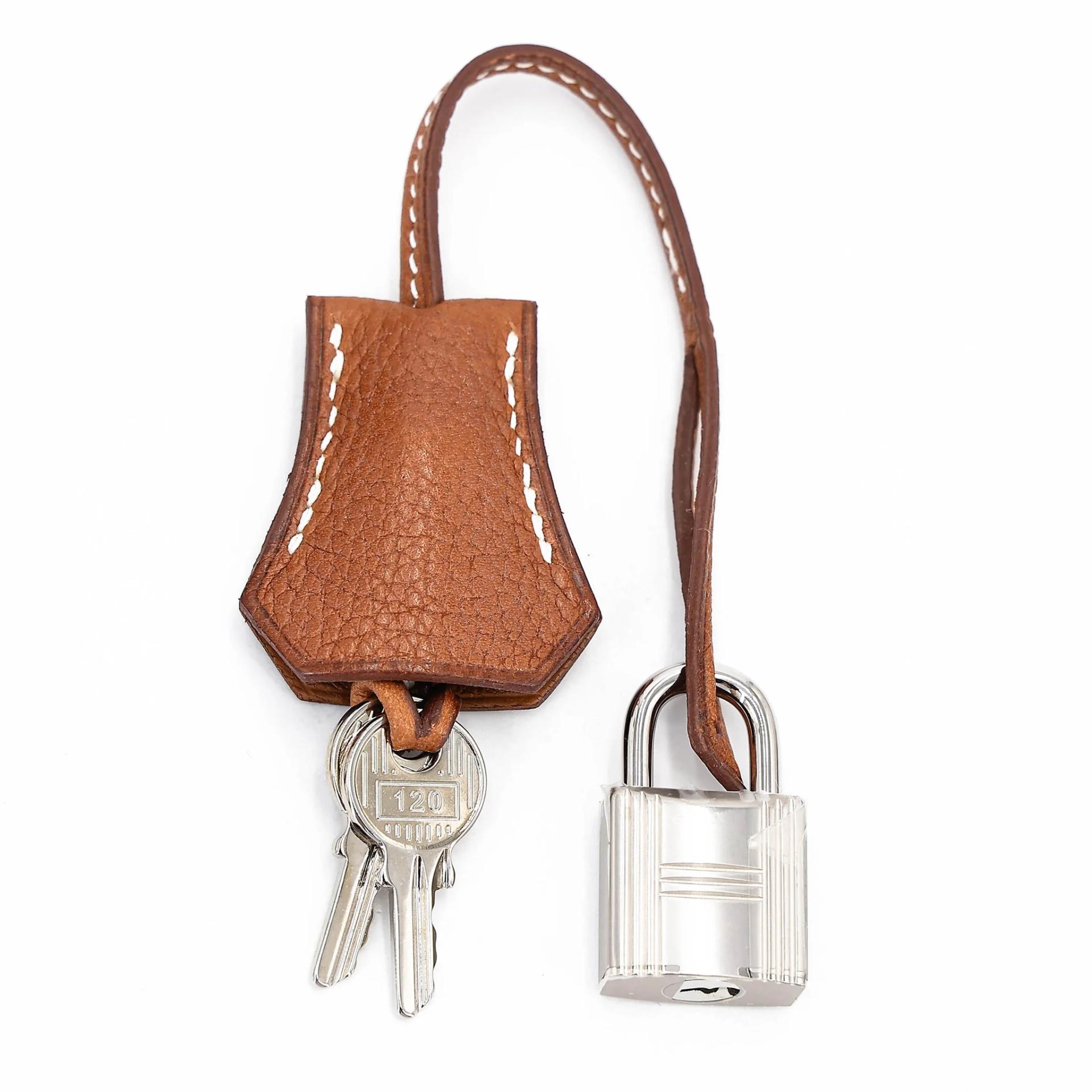 Excellent ( Rank SA ) HERMÈS Birkin 25 Fauve (34) Barenia Faubourg Palladium hardware K (2025) - 21