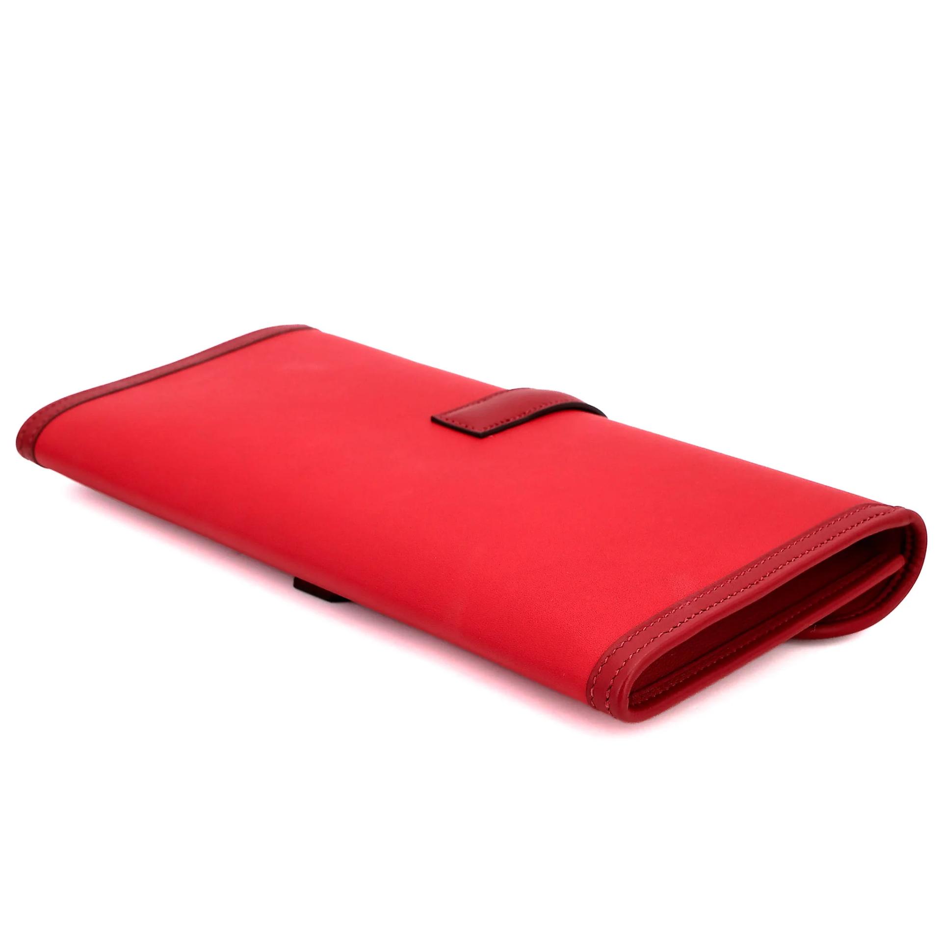 Unused ( Rank NS ) HERMÈS Jige 29 Verso Rouge de Coeur (S3) Rouge Casaque (Q5) Swift Y (2020) - 5