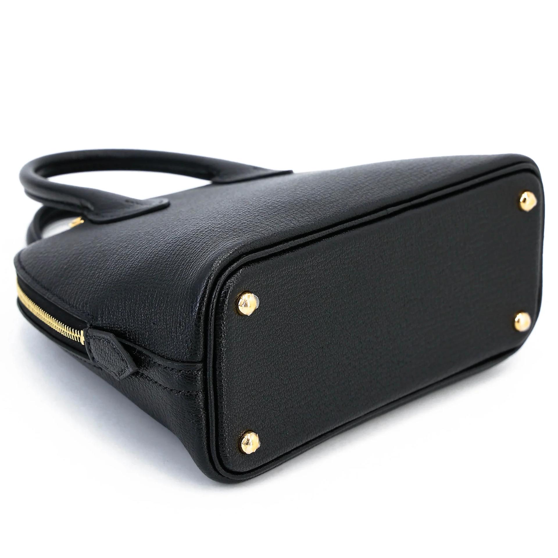 ランク N 新品 HERMÈS エルメス ボリード1923 ミニ ブラック (89) シェーブル・ミゾール ゴールド金具 G刻印 (2026) - 7