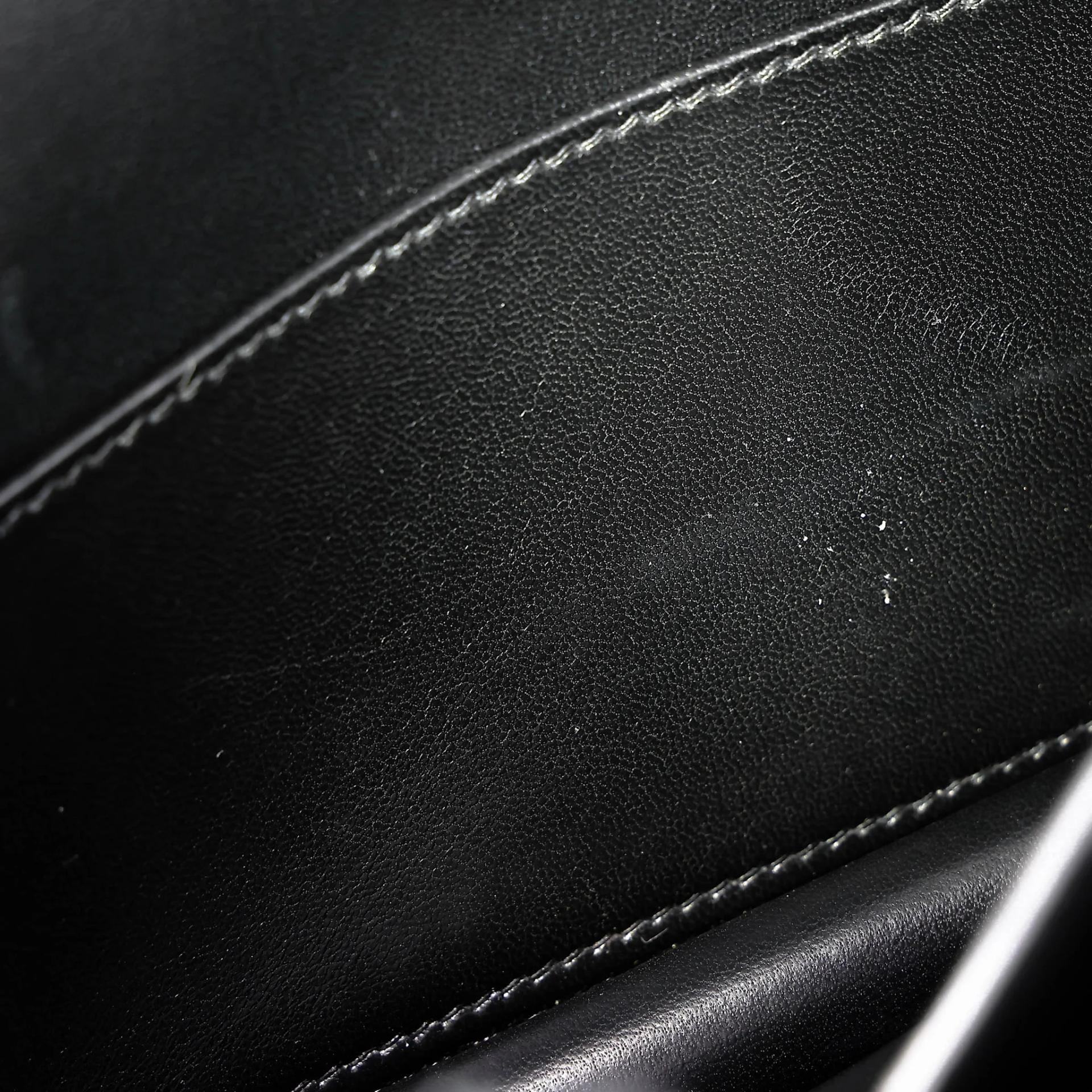 Very Good ( Rank A) HERMÈS Constance Mini Noir (89) Evercolor Palladium hardware A (2017) - 20