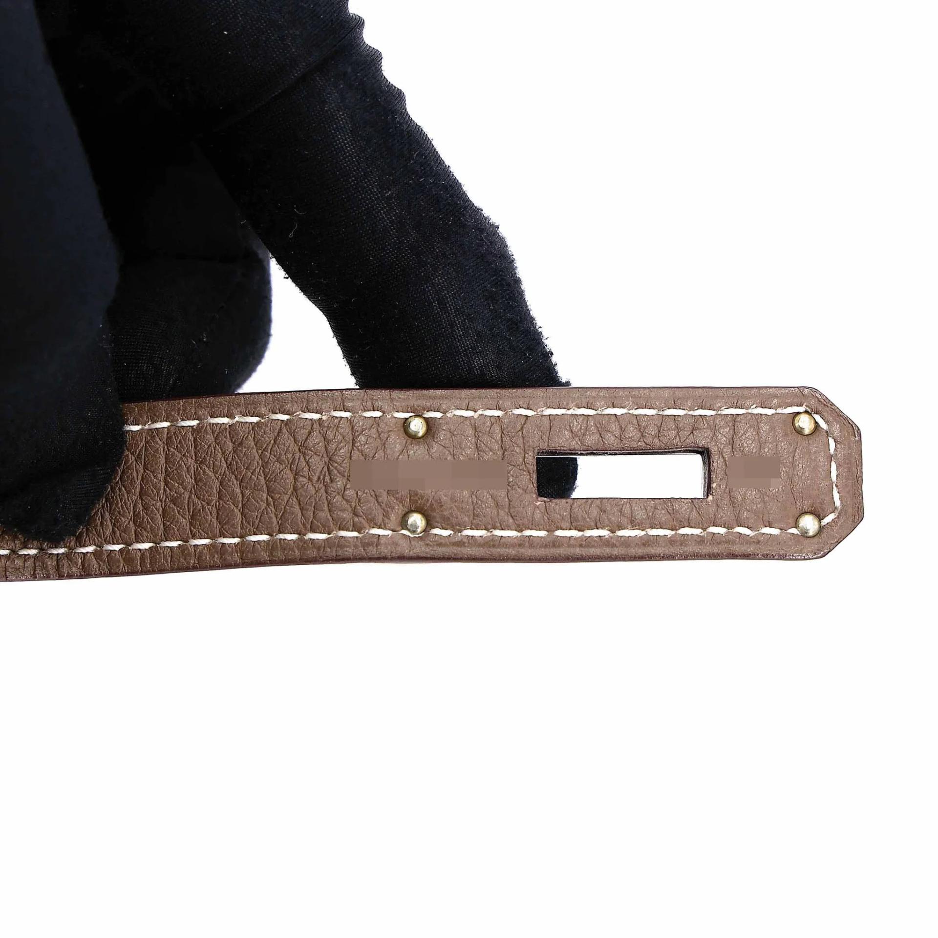 ランク A HERMÈS エルメス ジプシエール 28 エトゥープ (18) エバーカラー シルバー金具 A刻印 (2017) - 17