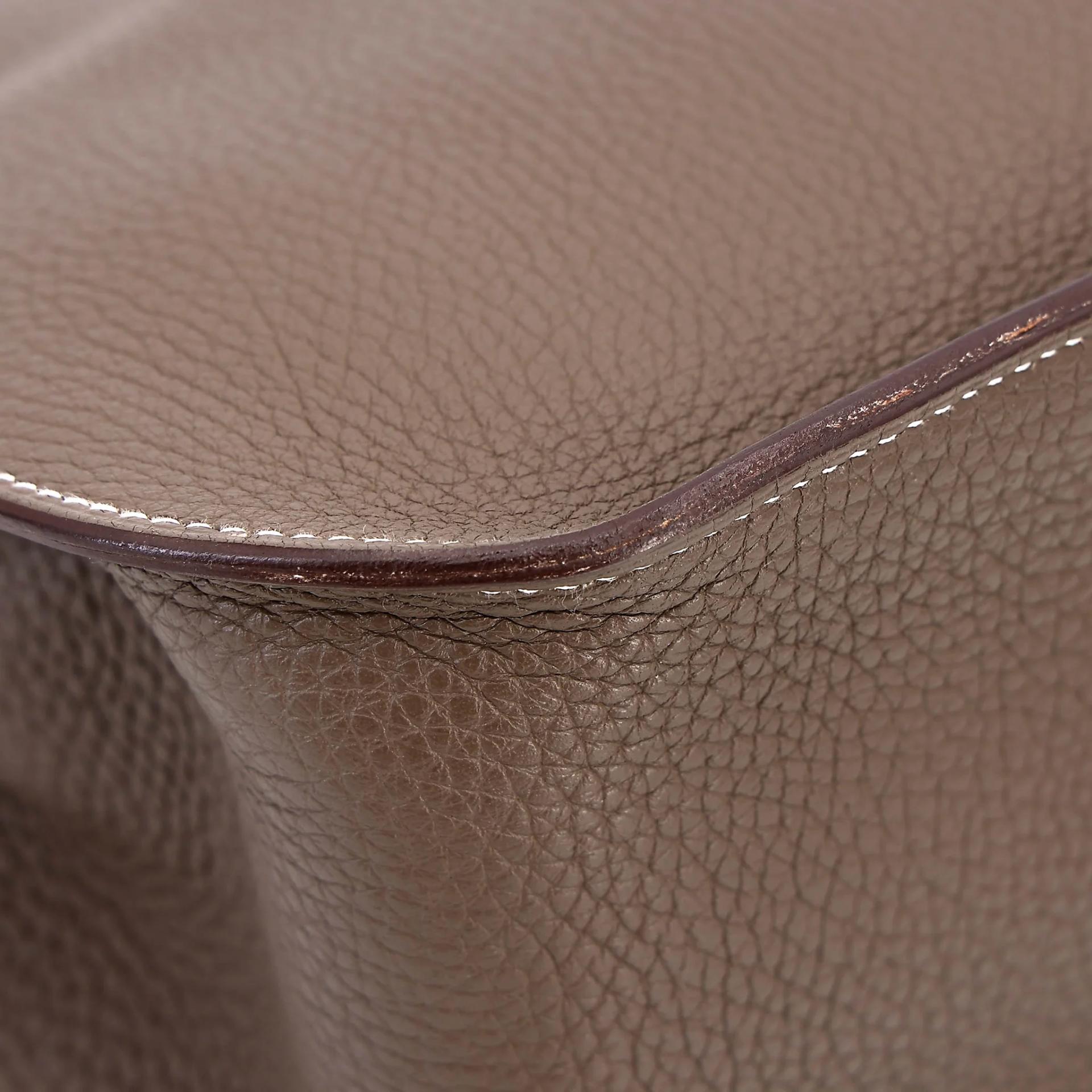 ランク A HERMÈS エルメス ジプシエール 28 エトゥープ (18) エバーカラー シルバー金具 A刻印 (2017) - 10