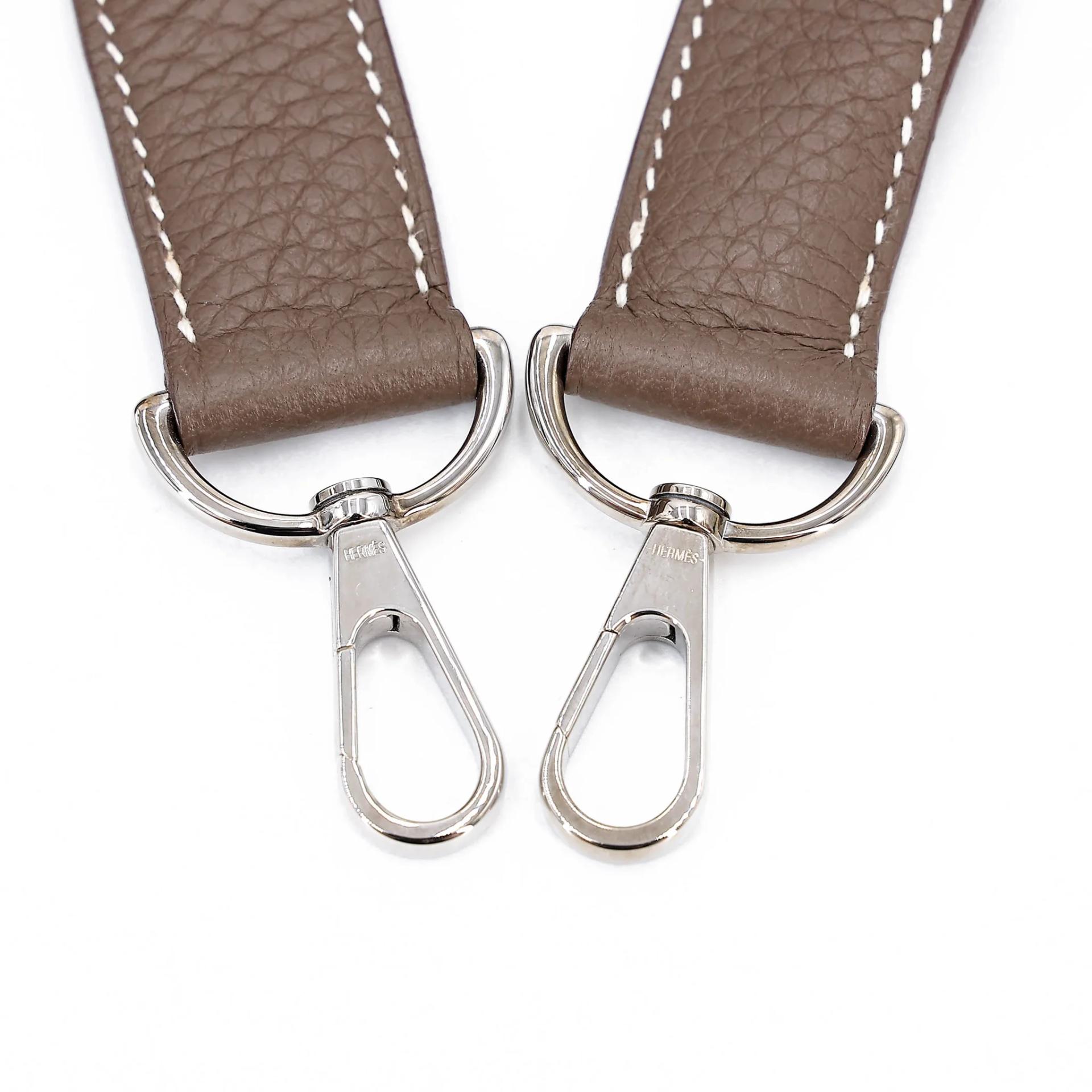 ランク A HERMÈS エルメス ジプシエール 28 エトゥープ (18) エバーカラー シルバー金具 A刻印 (2017) - 33