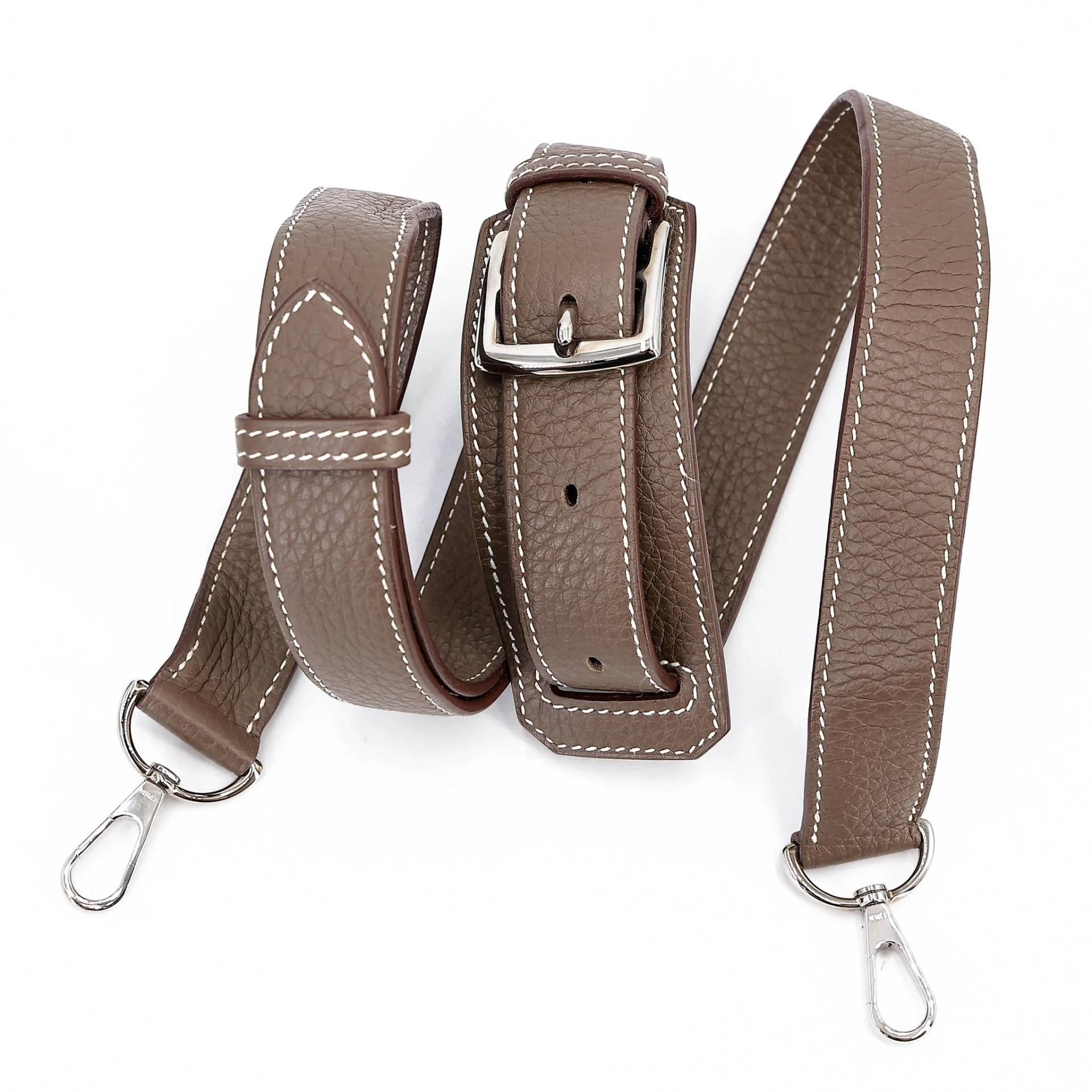 ランク A HERMÈS エルメス ジプシエール 28 エトゥープ (18) エバーカラー シルバー金具 A刻印 (2017) - 31