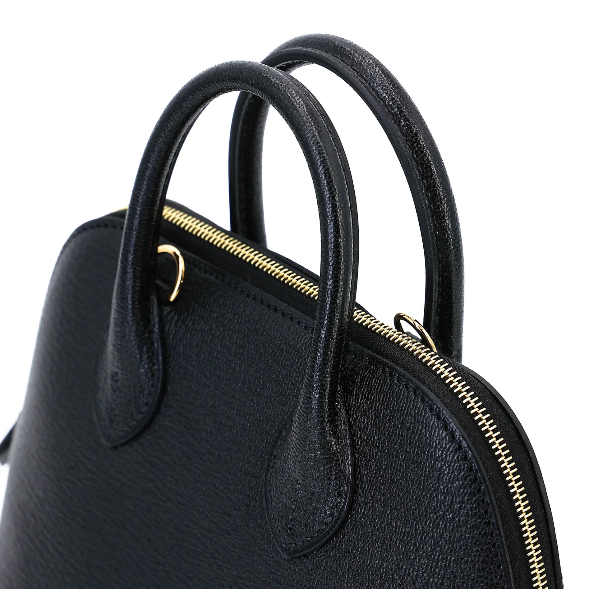 ランク N 新品 HERMÈS エルメス ボリード1923 ミニ ブラック (89) シェーブル・ミゾール ゴールド金具 G刻印 (2026) - 3