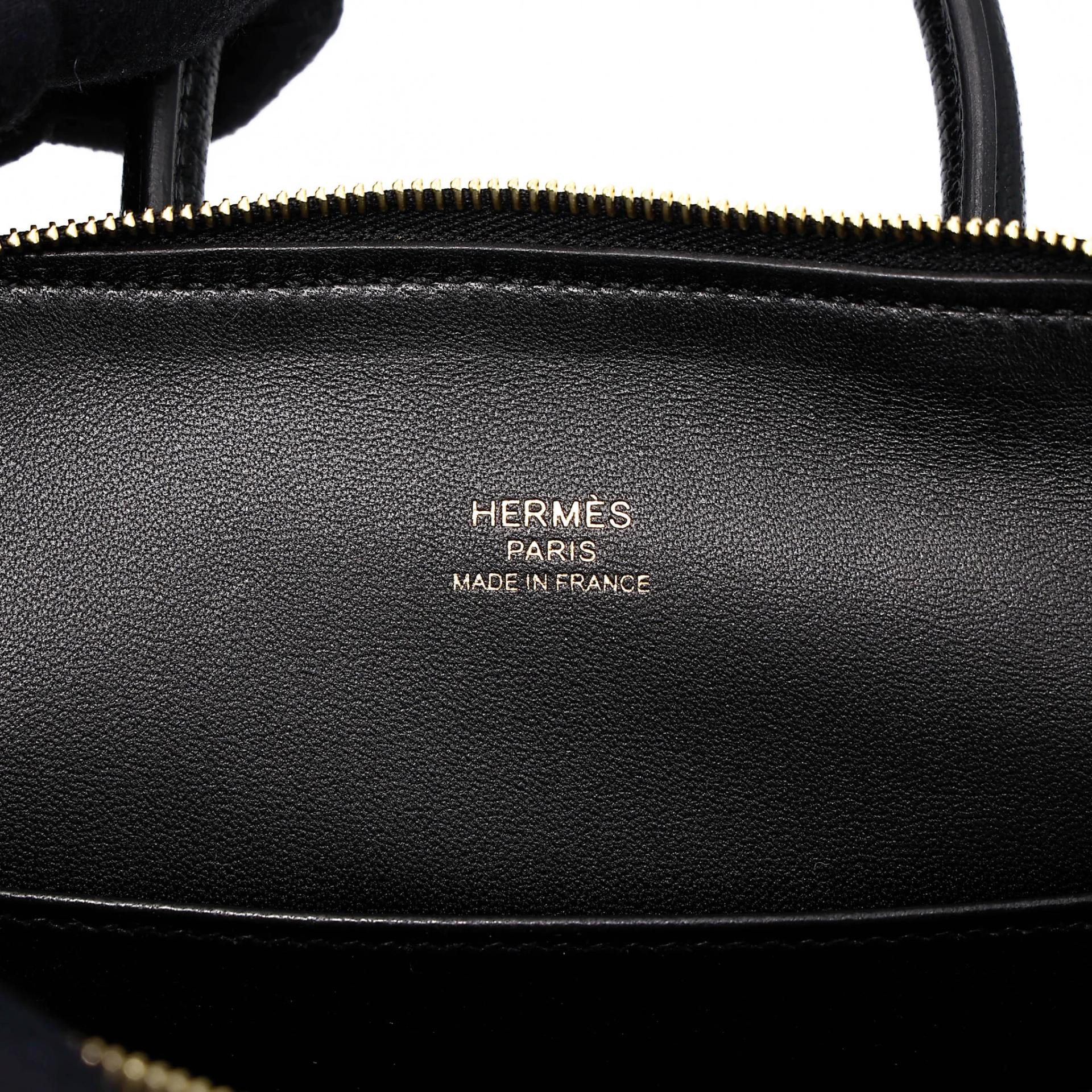 ランク N 新品 HERMÈS エルメス ボリード1923 ミニ ブラック (89) シェーブル・ミゾール ゴールド金具 G刻印 (2026) - 10