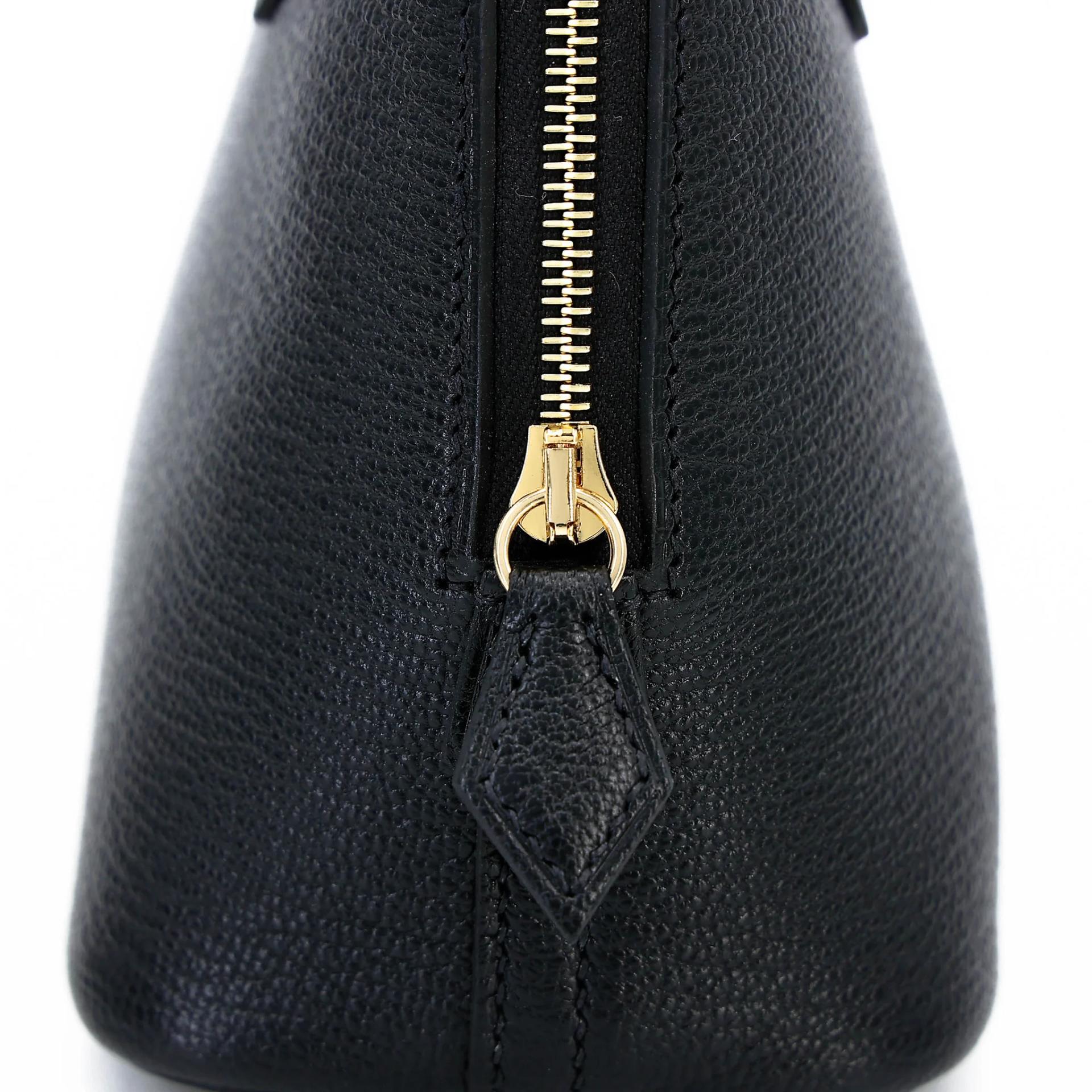 ランク N 新品 HERMÈS エルメス ボリード1923 ミニ ブラック (89) シェーブル・ミゾール ゴールド金具 G刻印 (2026) - 8