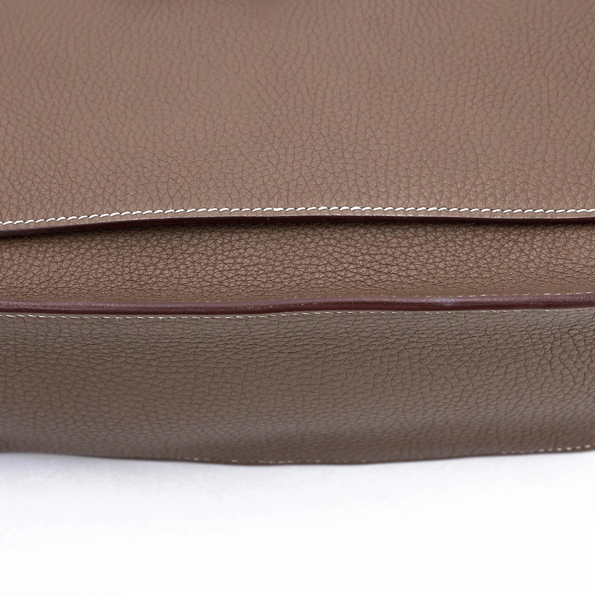 ランク A HERMÈS エルメス ジプシエール 28 エトゥープ (18) エバーカラー シルバー金具 A刻印 (2017) - 13