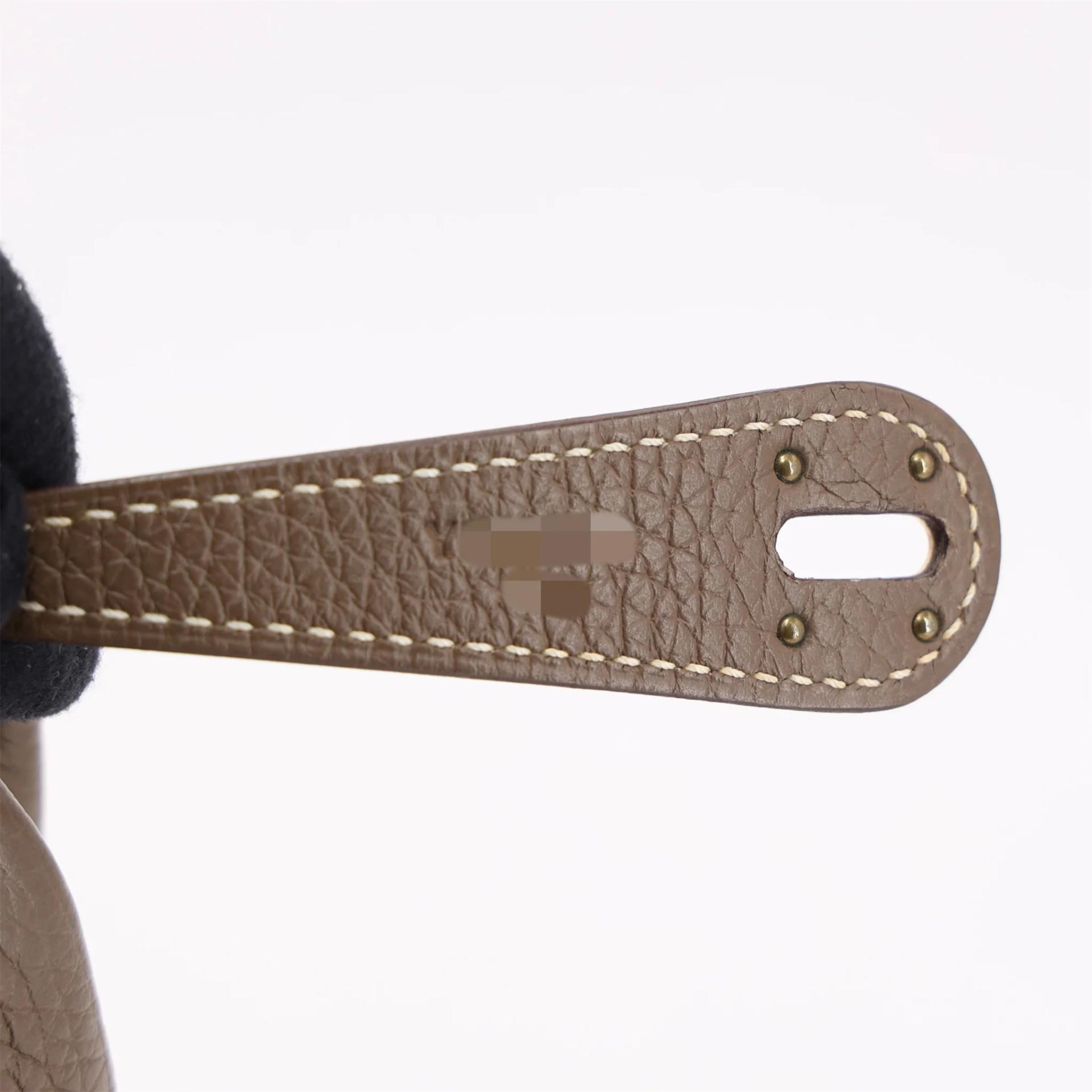 A美品 HERMÈS 爱马仕 Lindy 26 18 大象灰 Etoupe Clemence小牛皮 金扣 Y刻 2020年 - 14