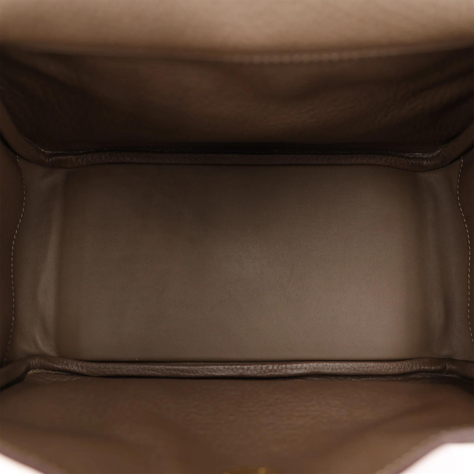A美品 HERMÈS 爱马仕 Lindy 26 18 大象灰 Etoupe Clemence小牛皮 金扣 Y刻 2020年 - 11