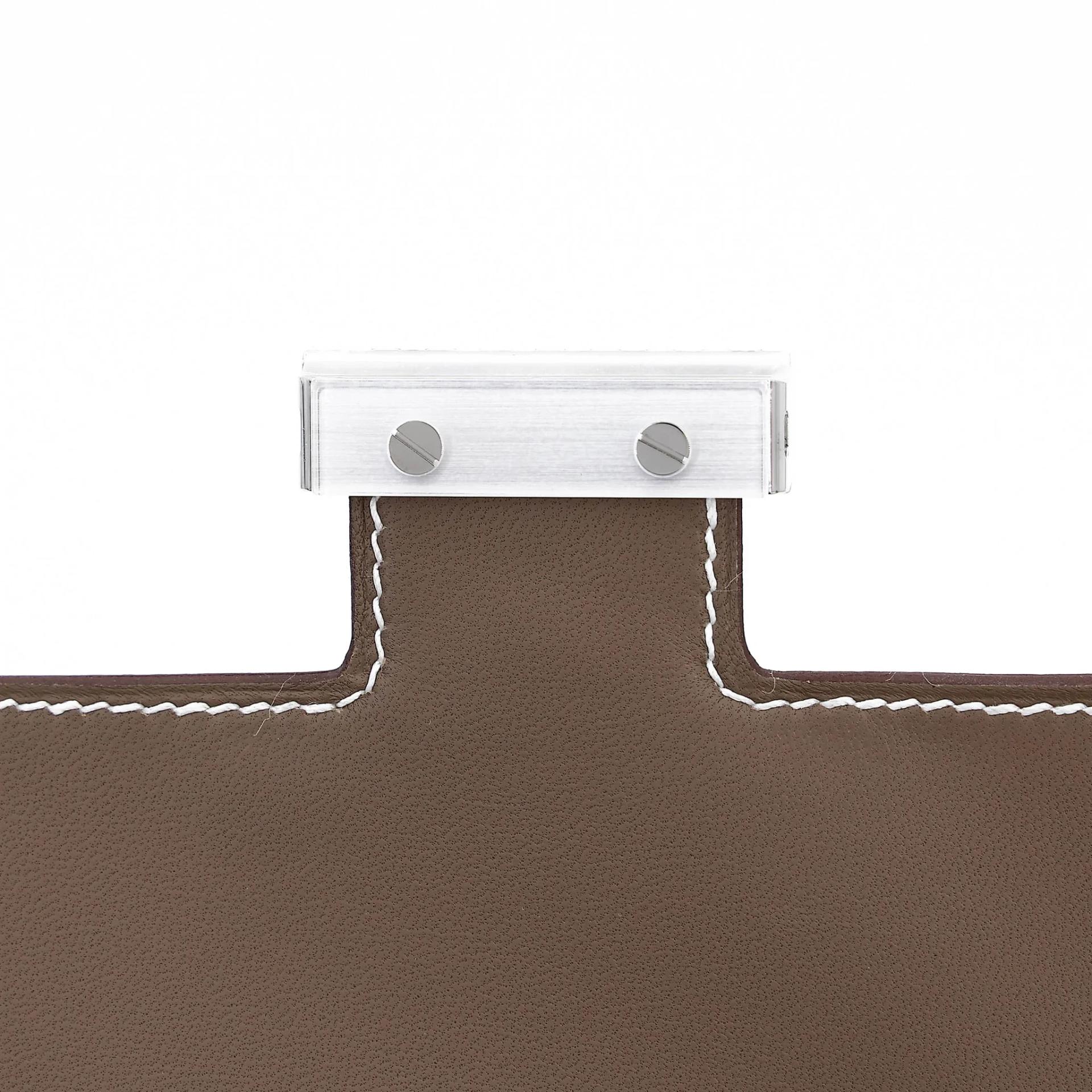 全新 HERMÈS 爱马仕 Constance 康康 Mini 19 Mirror 18 大象灰 Etoupe Epsom牛皮 银扣 G刻 2026年 - 10