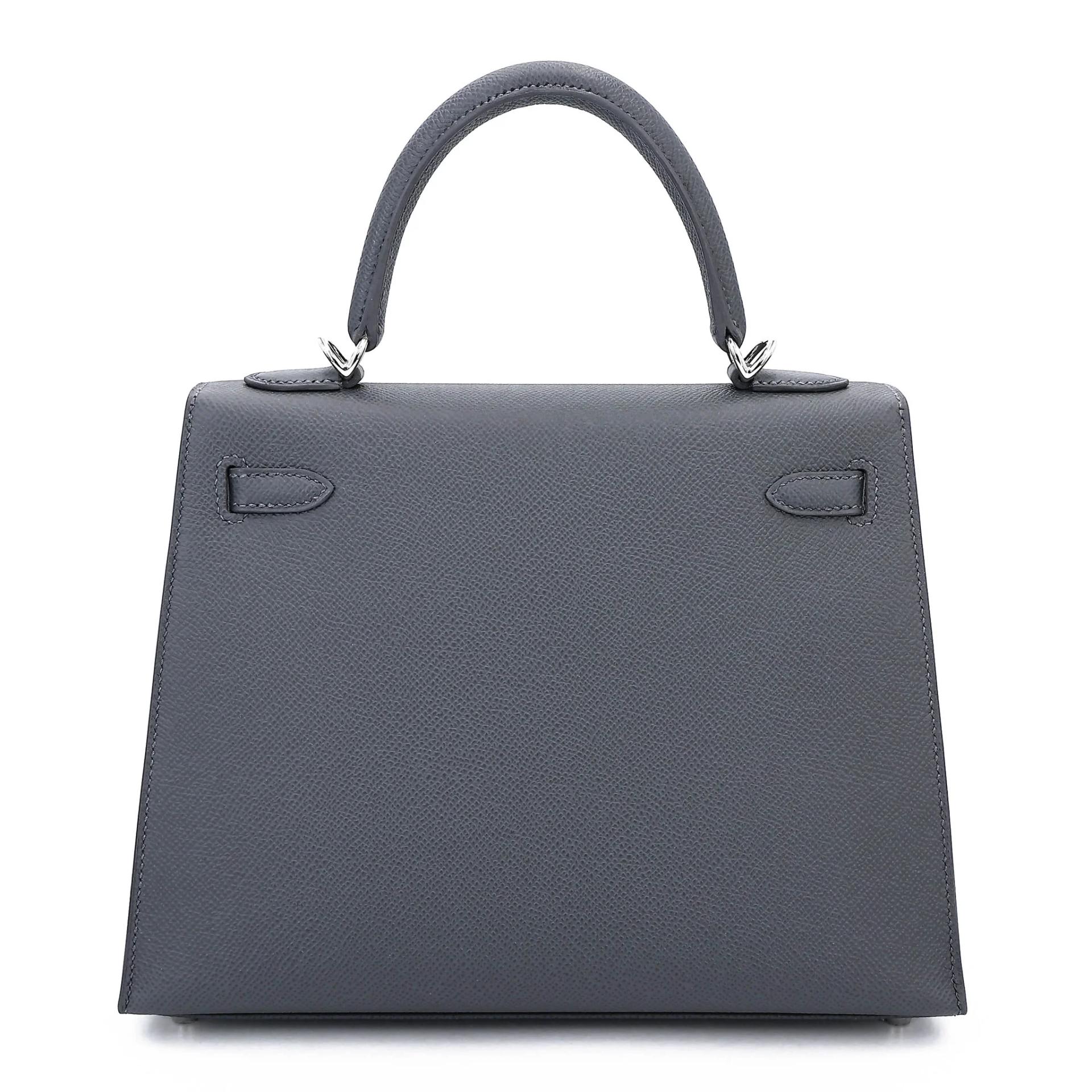 全新 HERMÈS 爱马仕 Kelly 25 外缝 85 石板灰 Ardoise Epsom牛皮 银扣 G刻 2026年 - 2