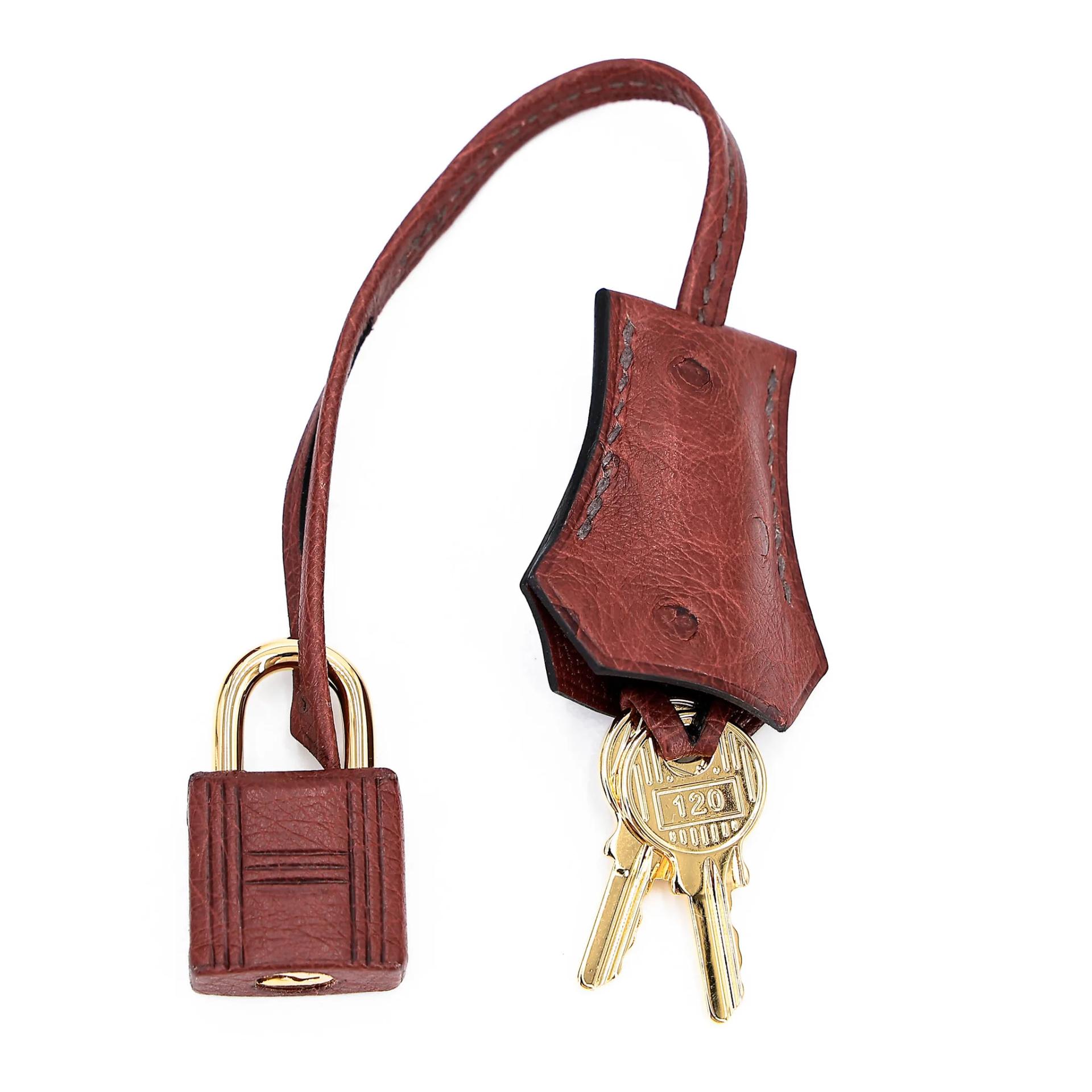 Brand New ( Rank N ) HERMÈS Birkin 25 Rouge H (55) Ostrich Gold hardware G (2026) - 17