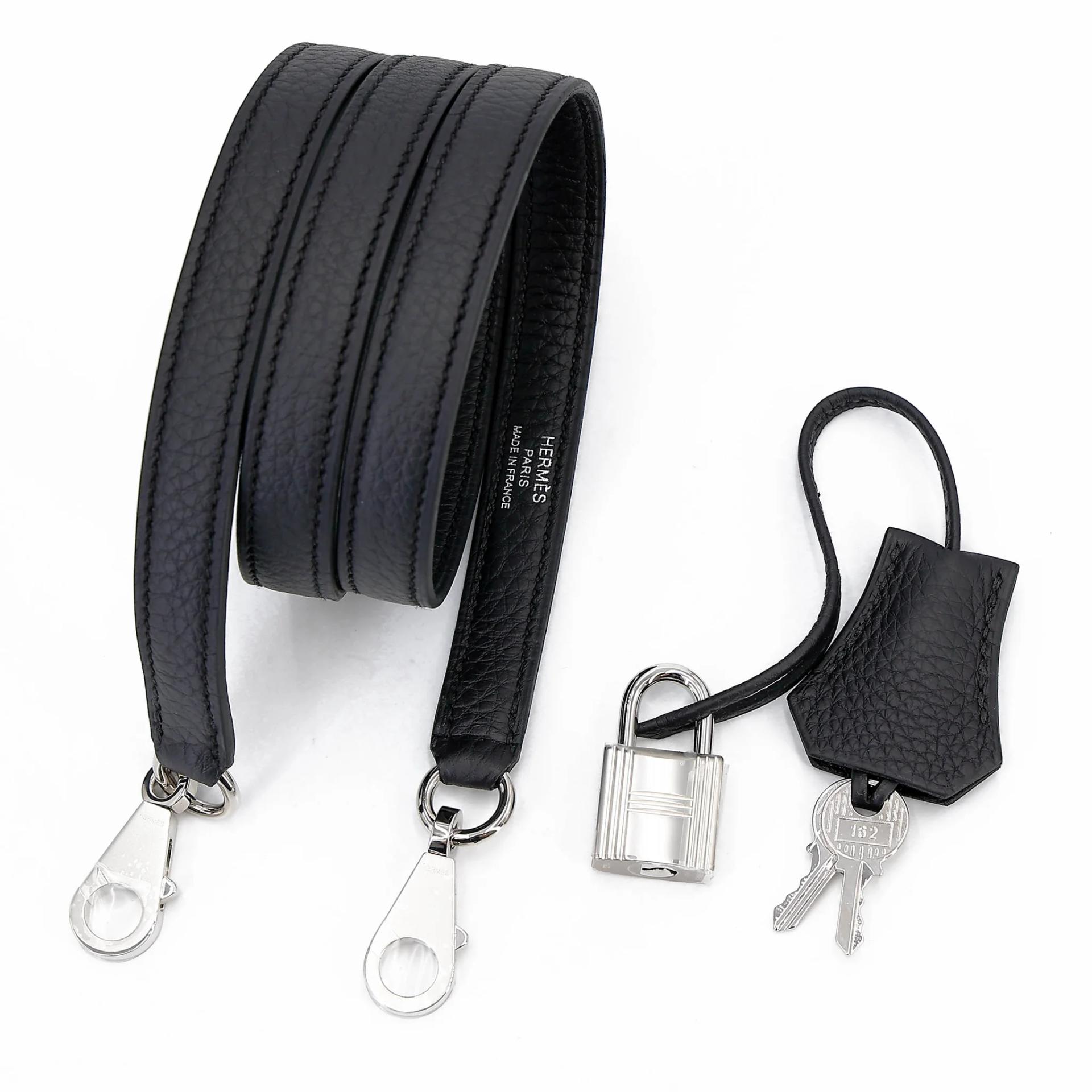 Brand New ( Rank N ) HERMÈS Kelly 25 Noir (89) Togo Palladium hardware G (2026) - 20