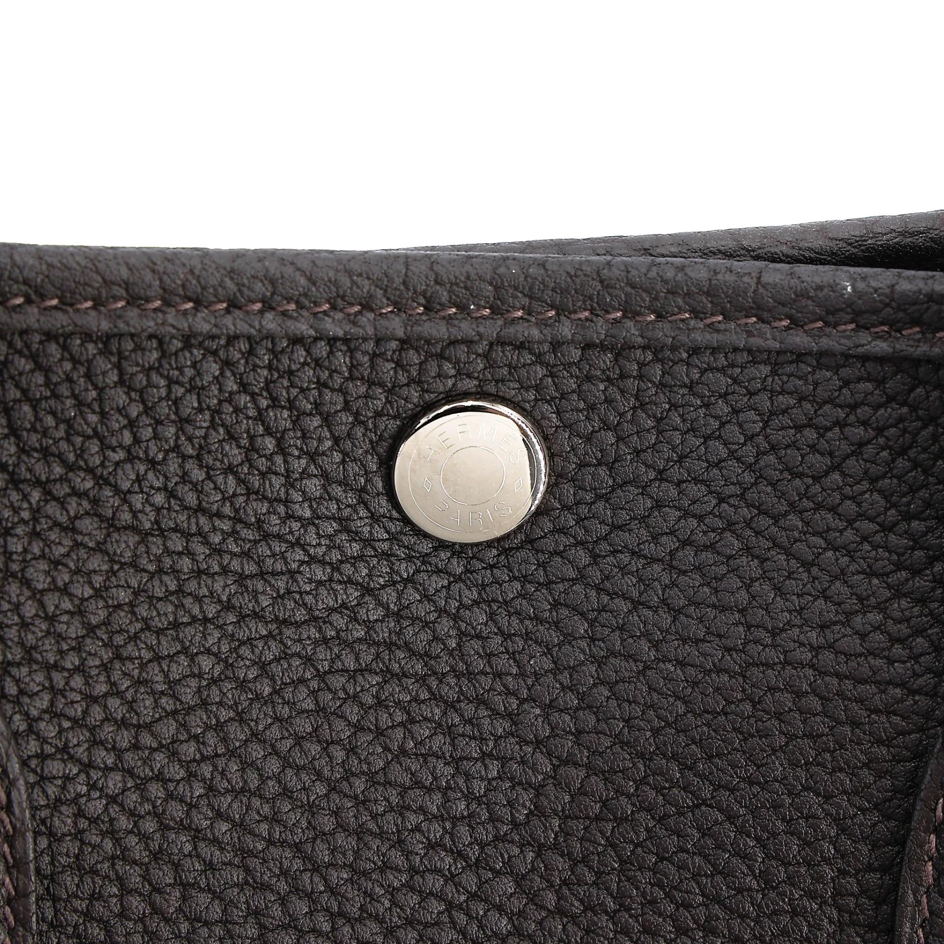 Very Good ( Rank A) HERMÈS Garden Party TPM Bai Brun（T3） Negonda Palladium hardware G (2026) - 8