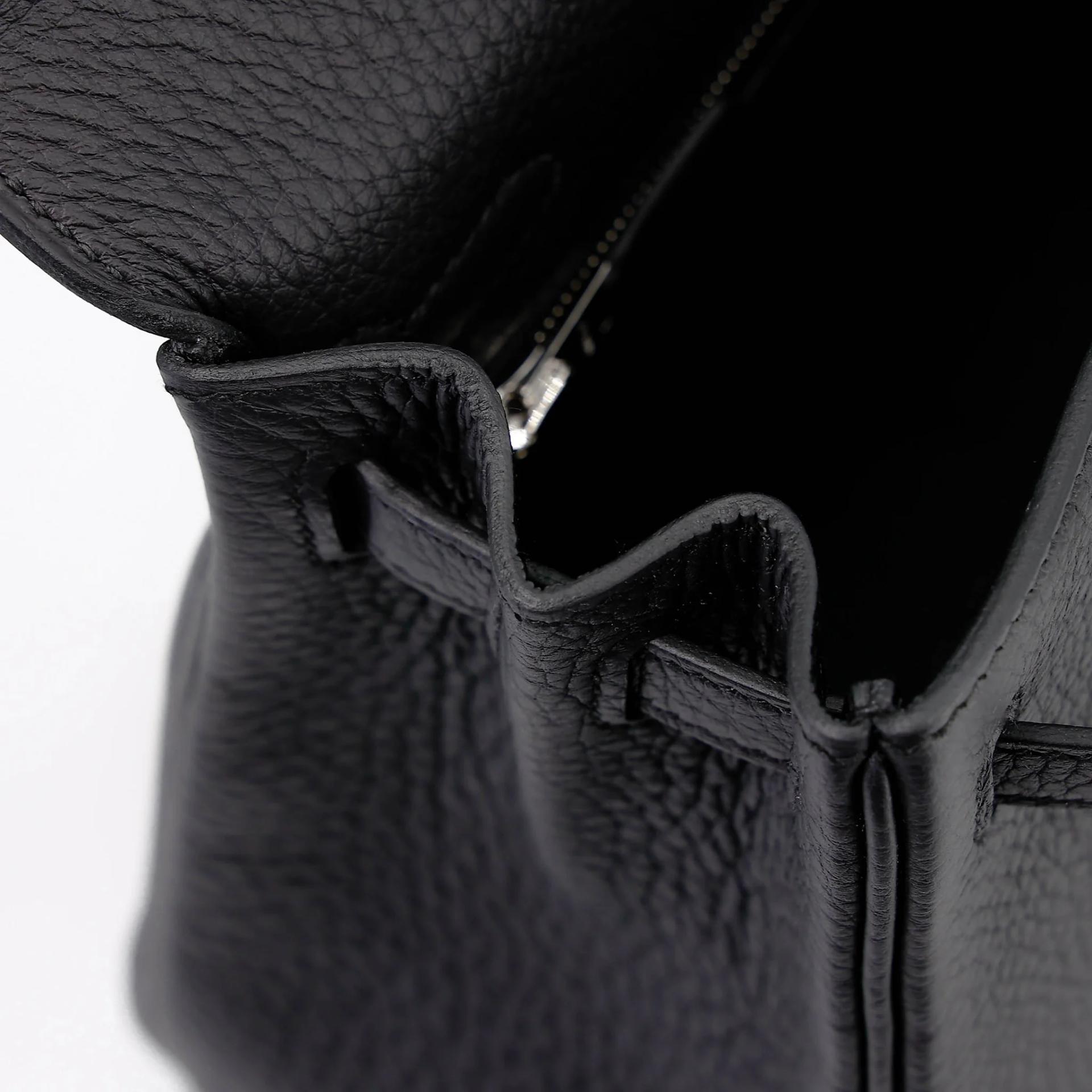 Brand New ( Rank N ) HERMÈS Kelly 25 Noir (89) Togo Palladium hardware G (2026) - 18