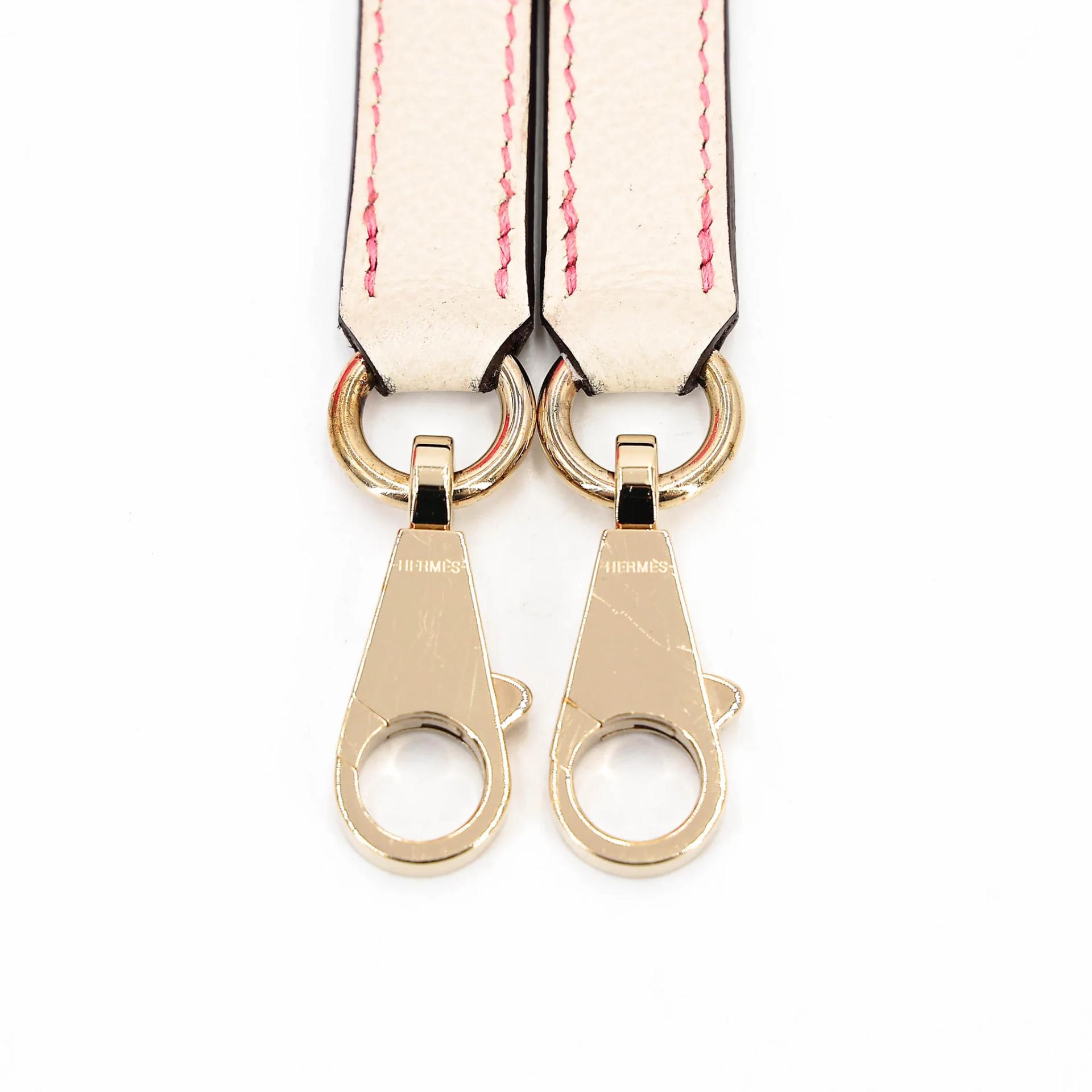 Very Good ( Rank A) HERMÈS Special Order Kelly 28 HSS Rose Azalee (8W) Nata (I2) Epsom Permabrass hardware C (2018) - 35