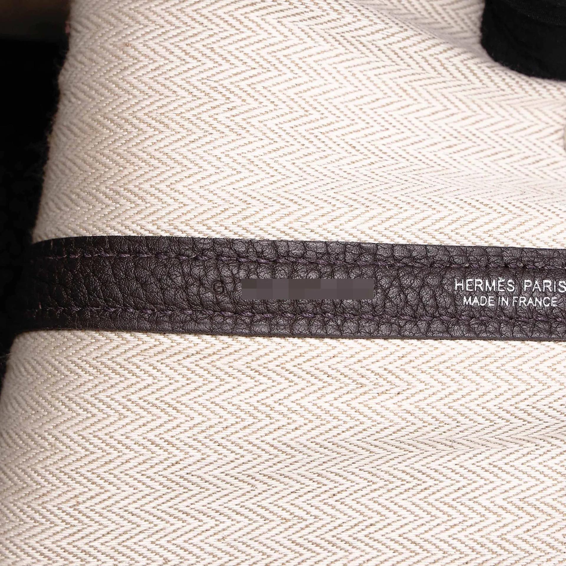 Very Good ( Rank A) HERMÈS Garden Party TPM Bai Brun（T3） Negonda Palladium hardware G (2026) - 18