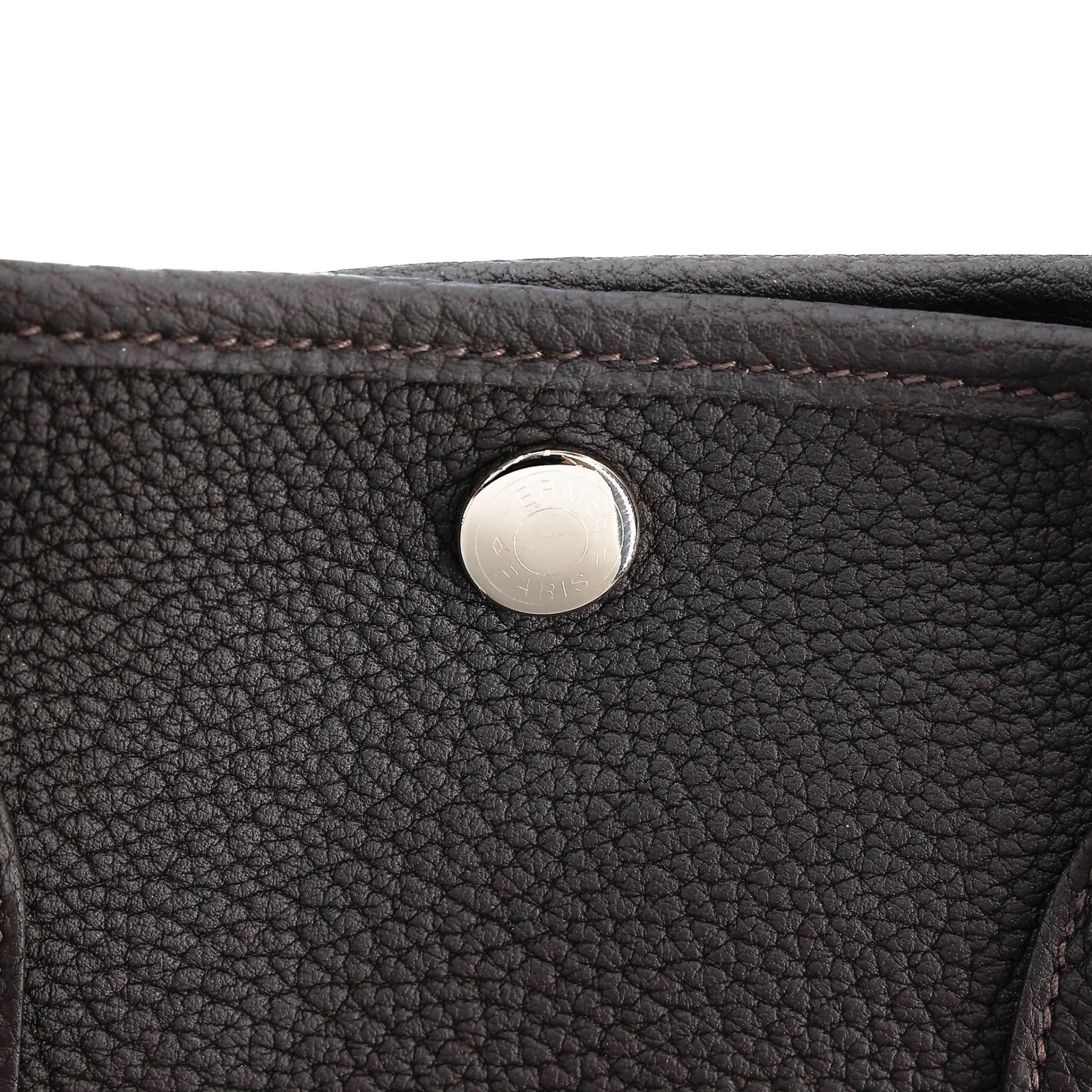 Very Good ( Rank A) HERMÈS Garden Party TPM Bai Brun（T3） Negonda Palladium hardware G (2026) - 9